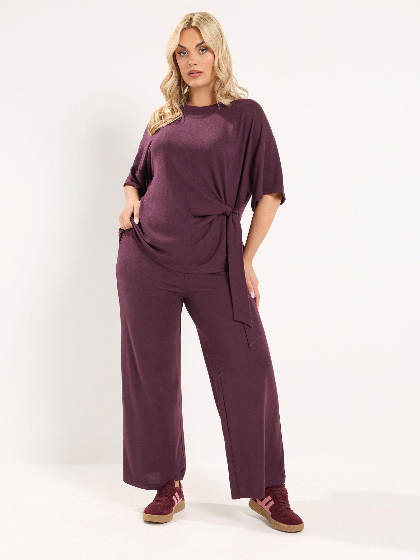 Image 3 of 4 of Yours Curve Tie Waist Top