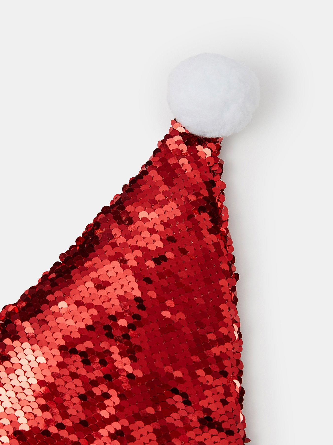 Image 2 of 2 of Accessorize Sequin Santa Hat