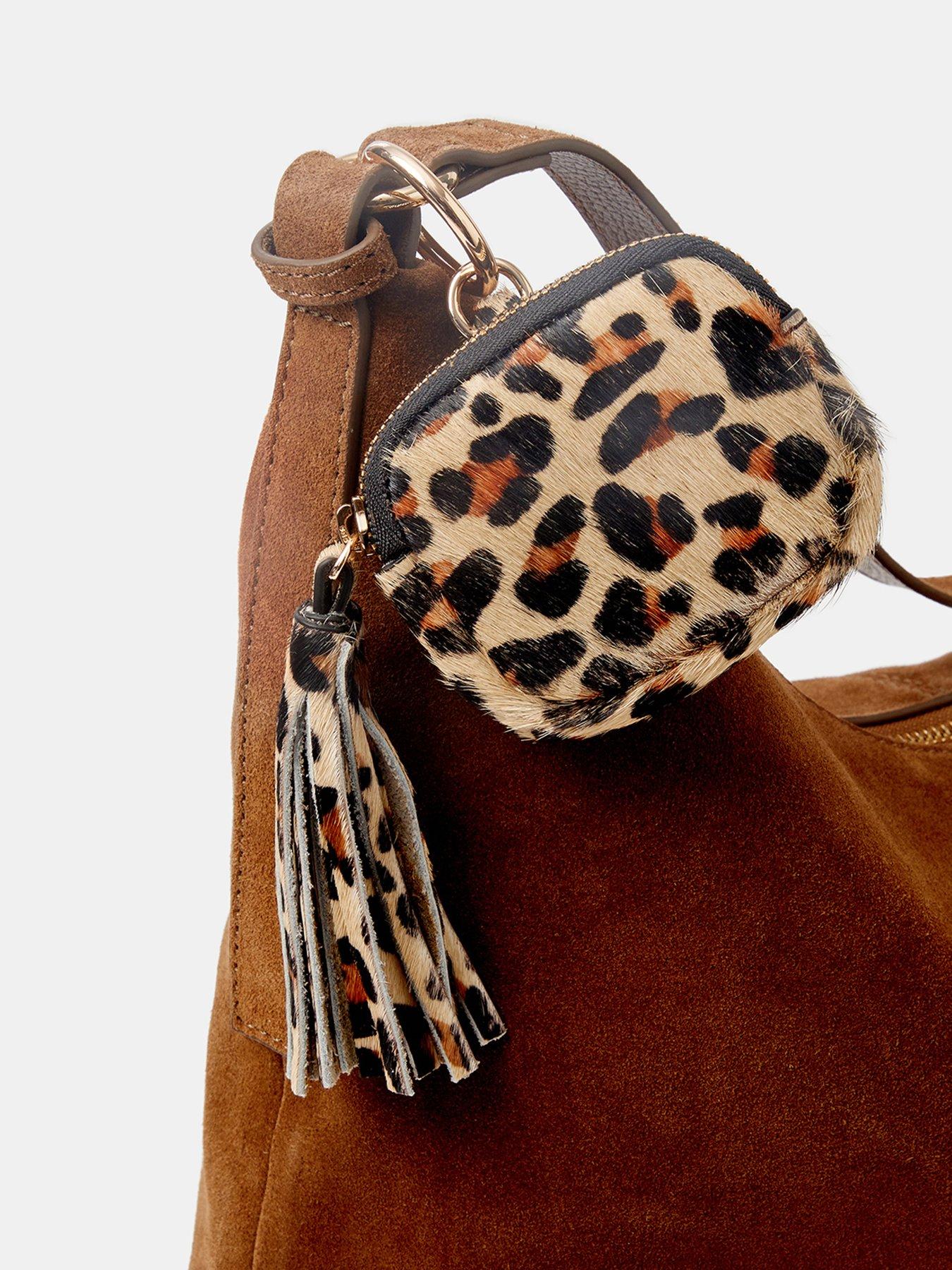 Image 3 of 3 of Accessorize Leopard Print AirPods Case - Brown