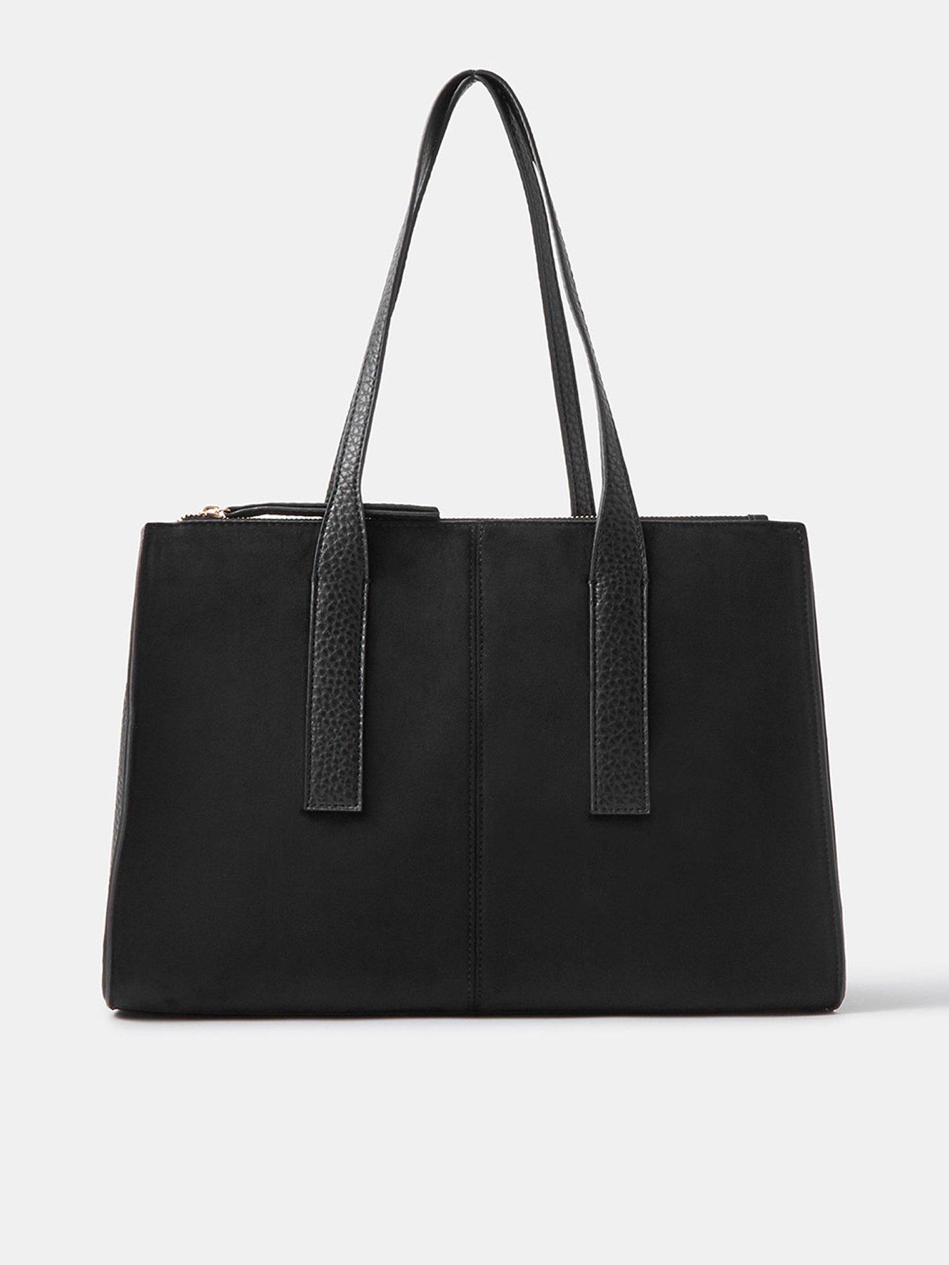 Accessorize Double Zip Laptop Shoulder Bag