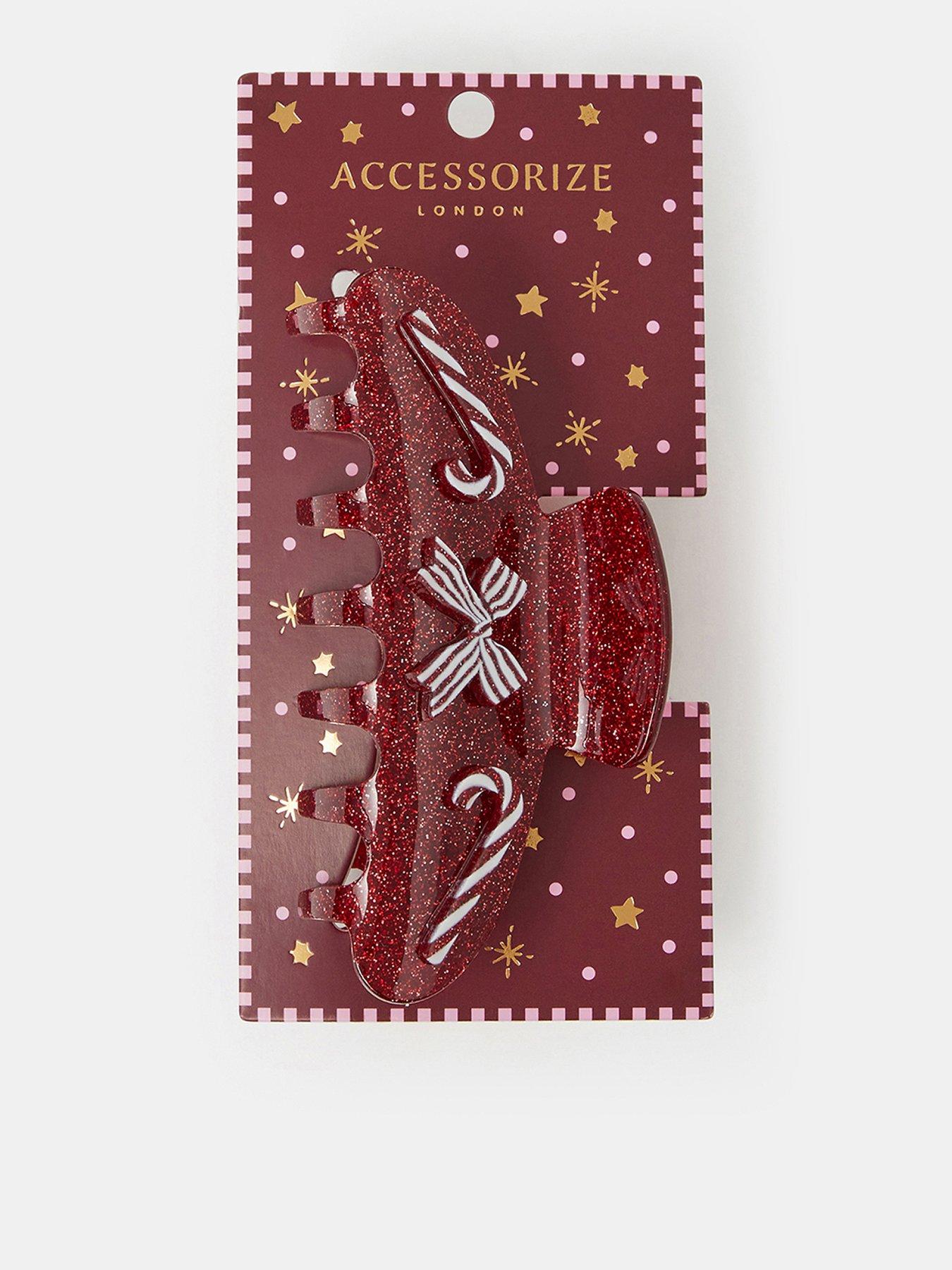 Image 1 of 3 of Accessorize Candycane Clawclip