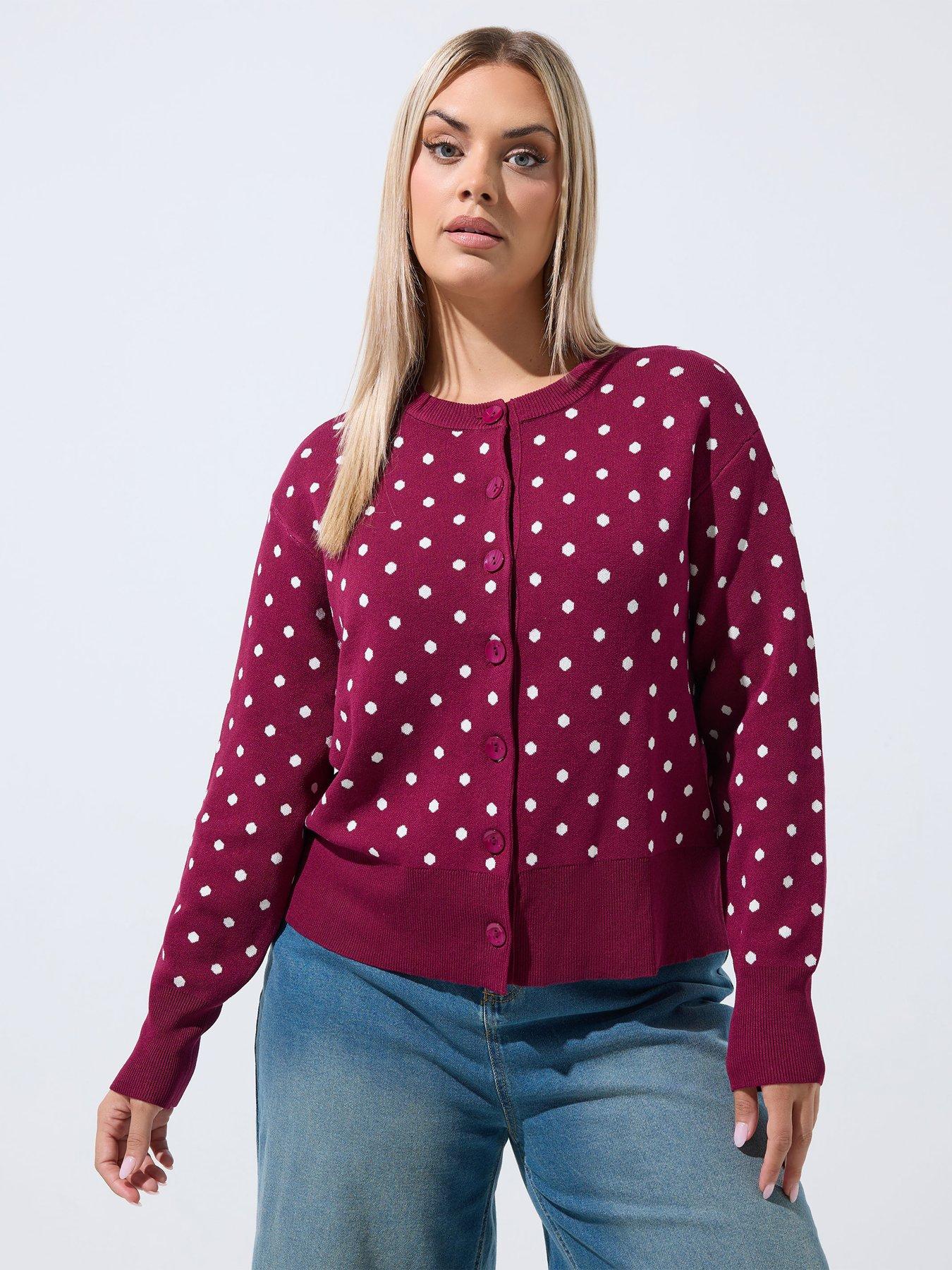 Image 4 of 4 of Yours Curve Round Neck Cardigan