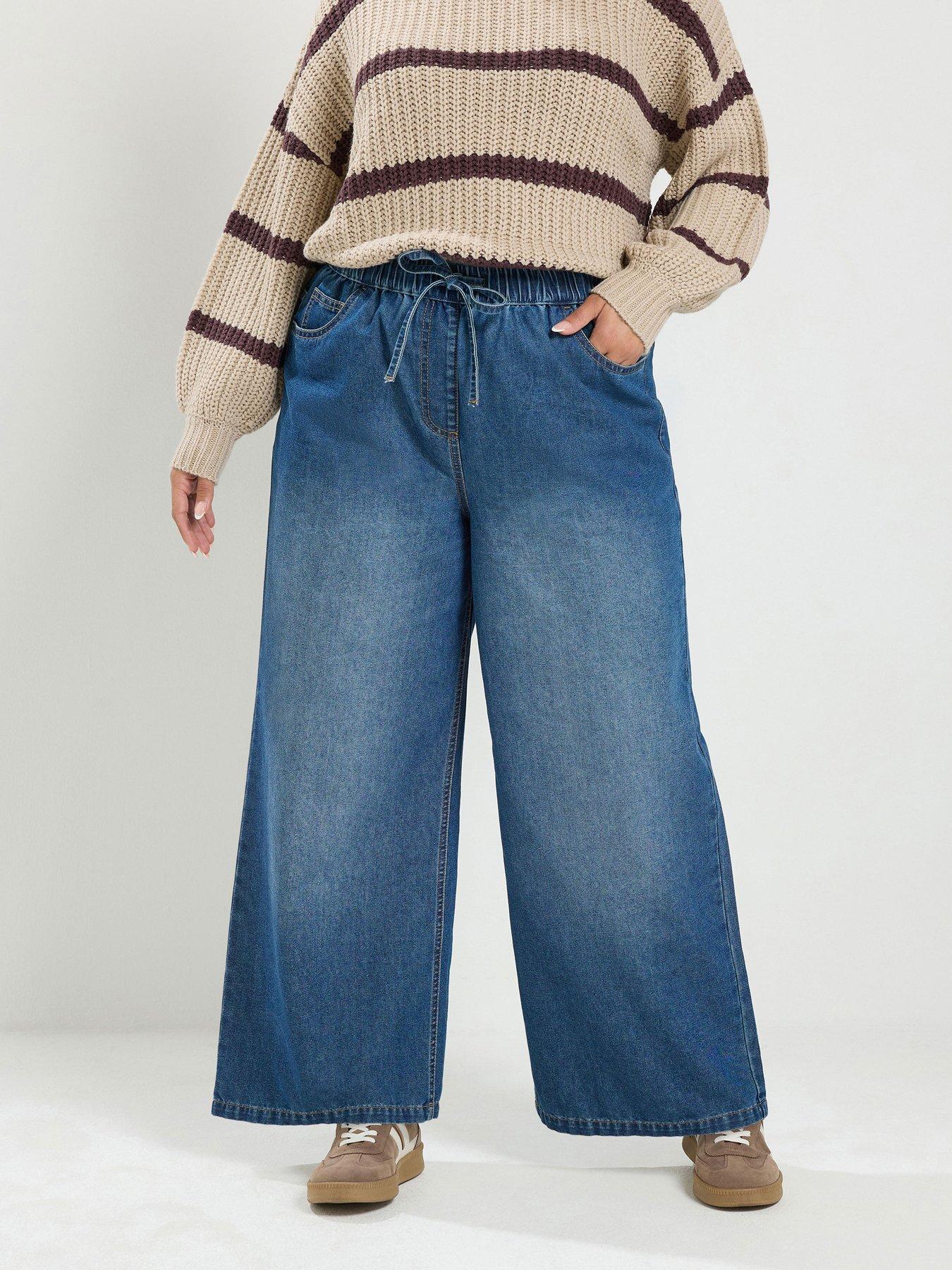 Yours Curve Pull On Jean 30"
