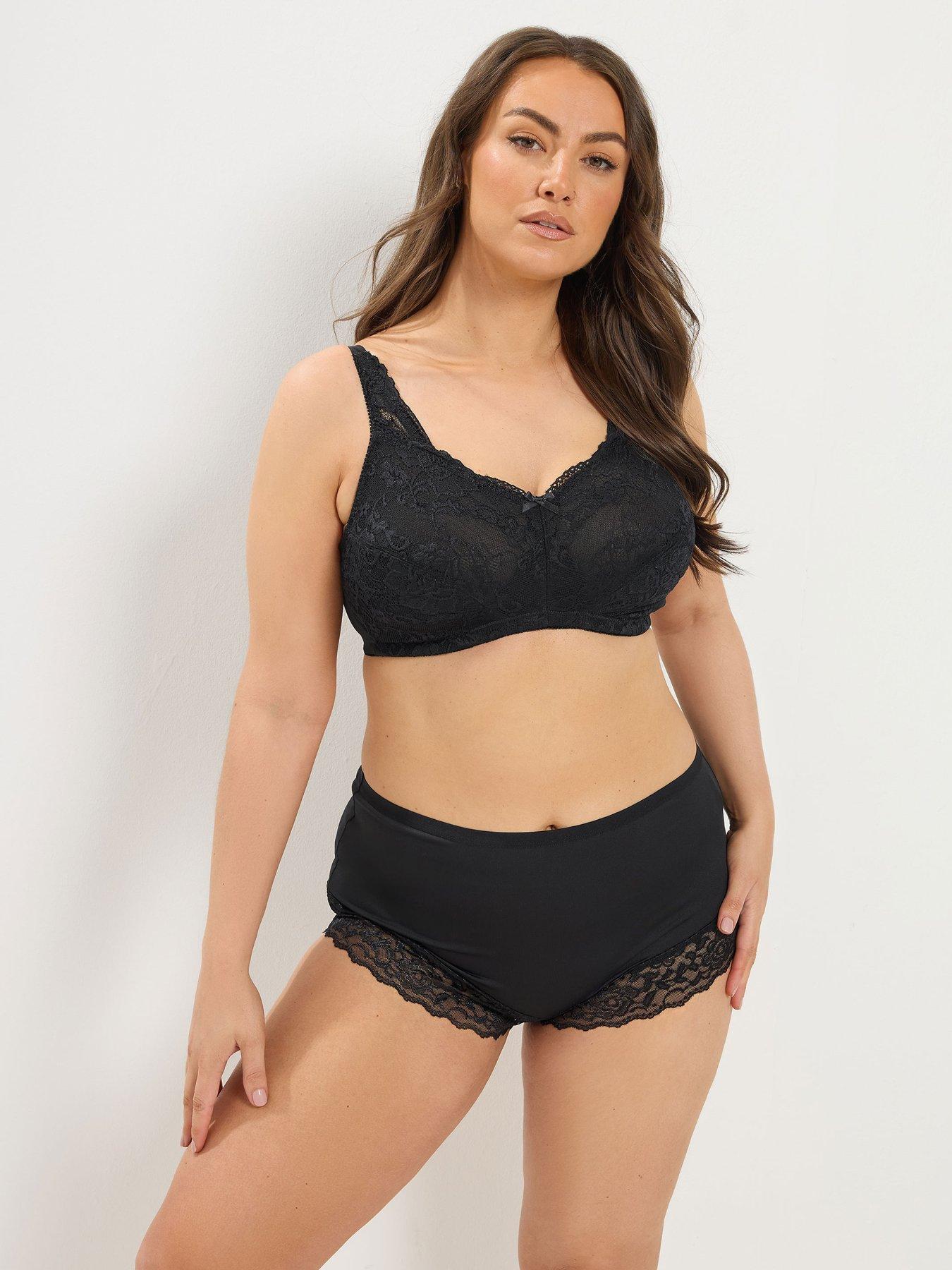 Image 3 of 4 of Yours Curve Lace Total Support Bra