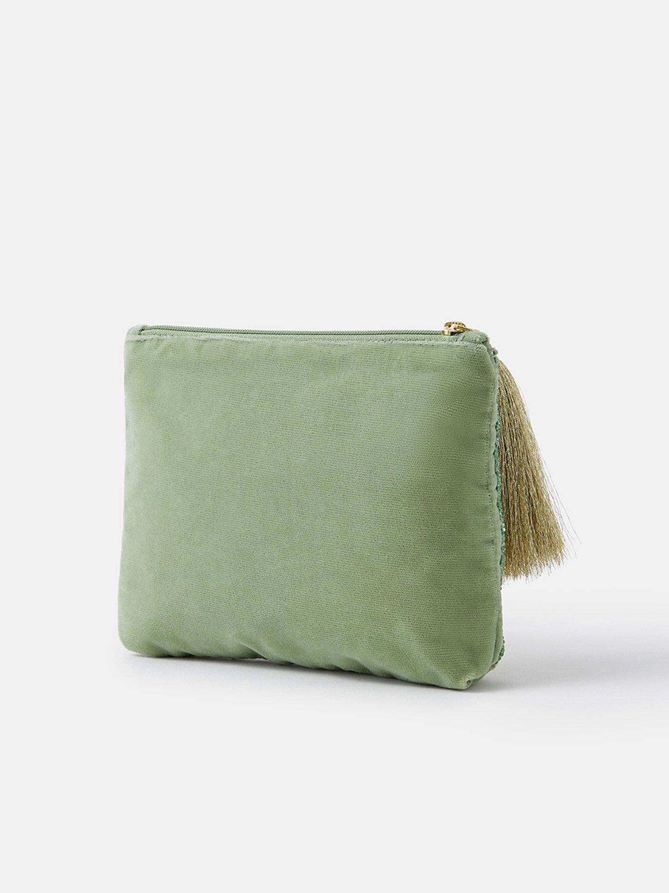 Image 2 of 4 of Accessorize Love You A Latte Pouch - Green