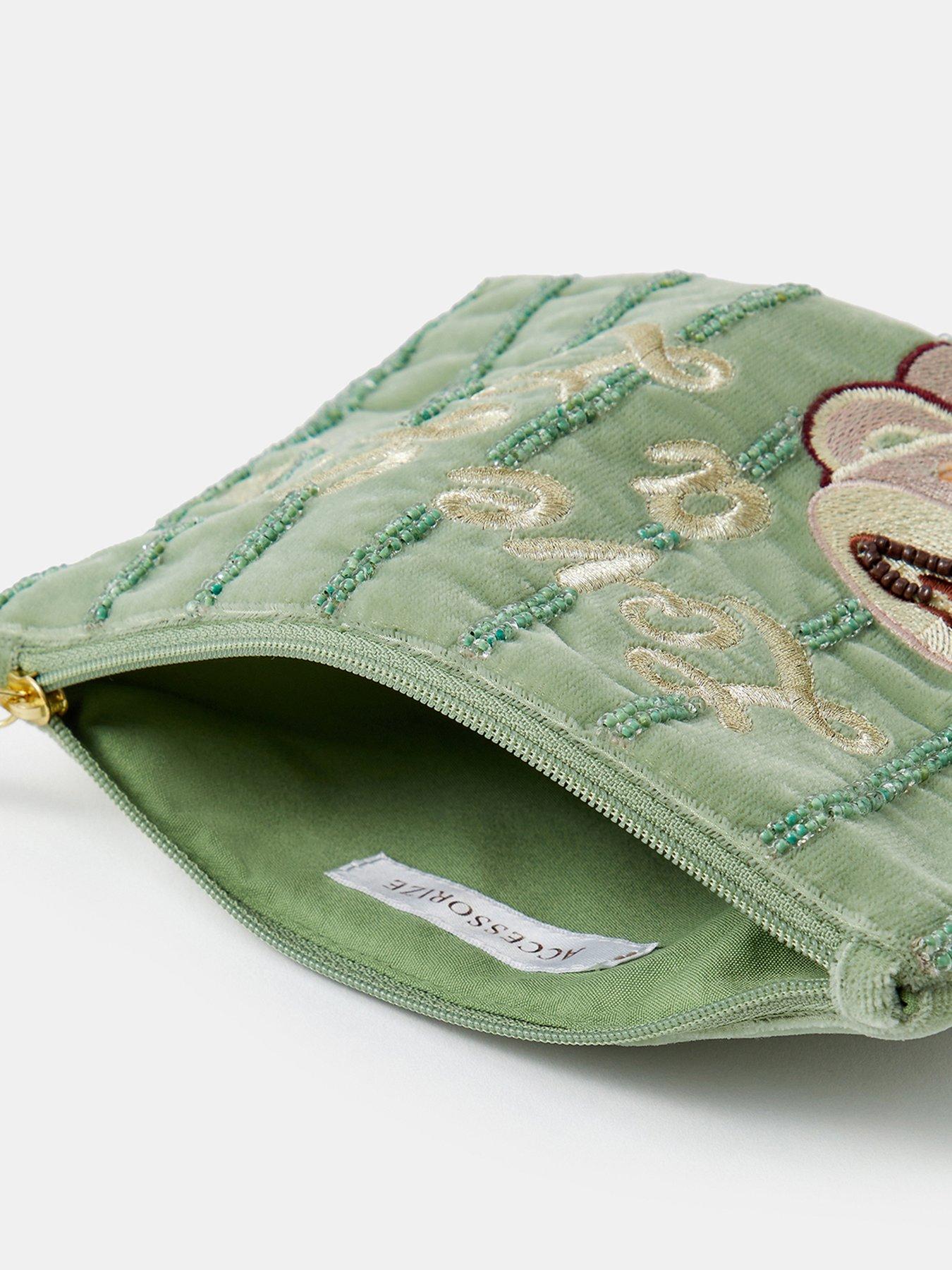 Image 4 of 4 of Accessorize Love You A Latte Pouch - Green