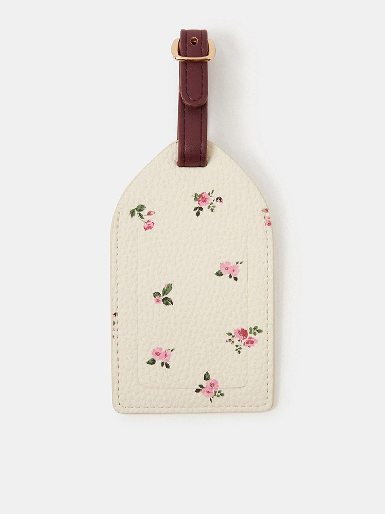 Accessorize Floral Luggage Tag