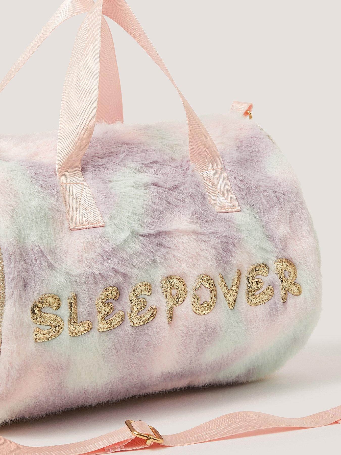 Image 3 of 4 of Monsoon Girls Fluffy Sleepover Duffle Bag - Multi