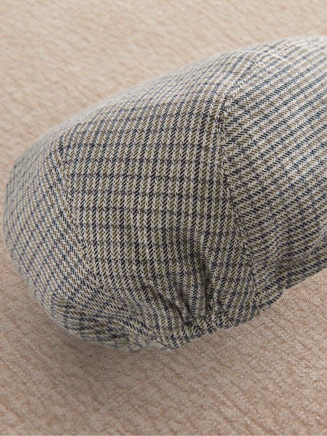 Image 4 of 4 of Mamas & Papas Baby Boys Houndstooth Flat Cap - Brown