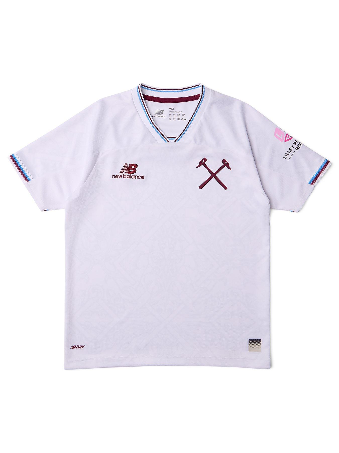 New Balance Junior West Ham United 26/27 Away Replica Shirt - White