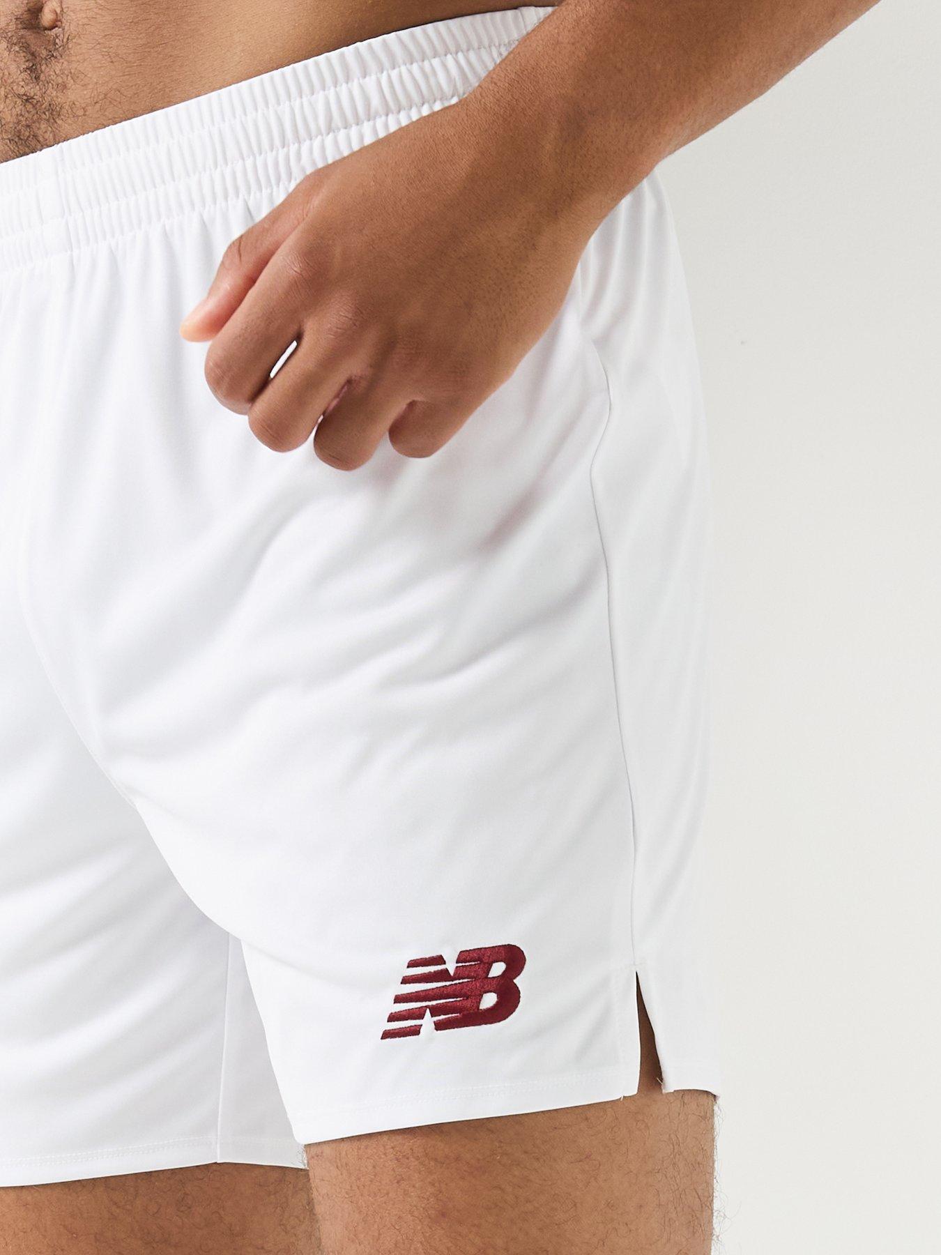 Image 4 of 6 of New Balance Mens West Ham United 26/27 Crest Home Player Shorts - White