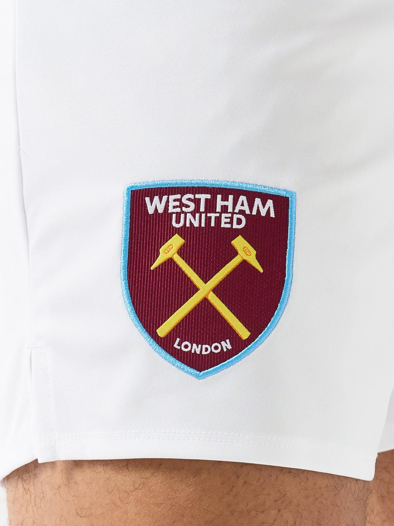 Image 6 of 6 of New Balance Mens West Ham United 26/27 Crest Home Player Shorts - White