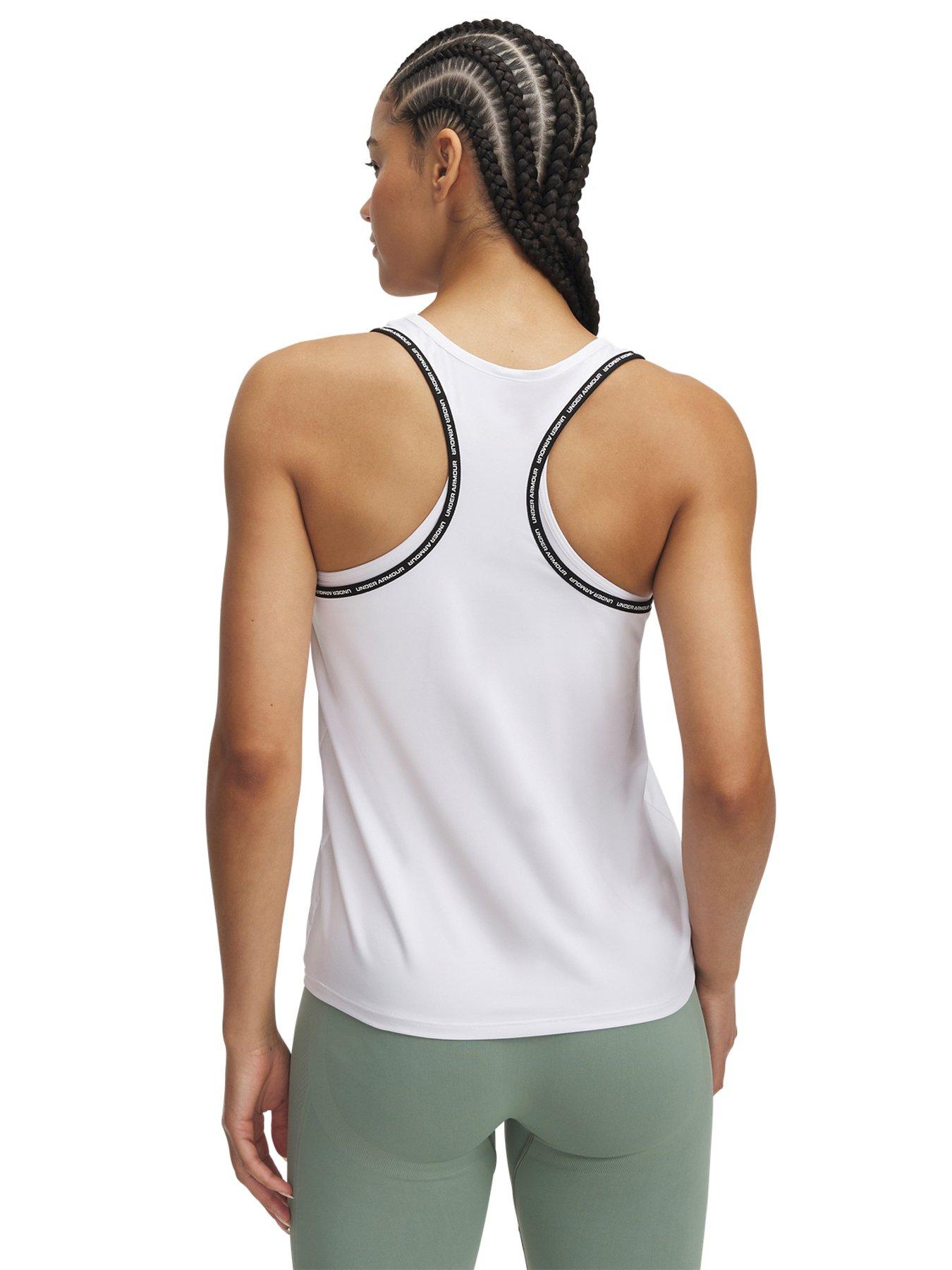 Image 2 of 2 of UNDER ARMOUR Womens Training Tech Knockout Tank - White
