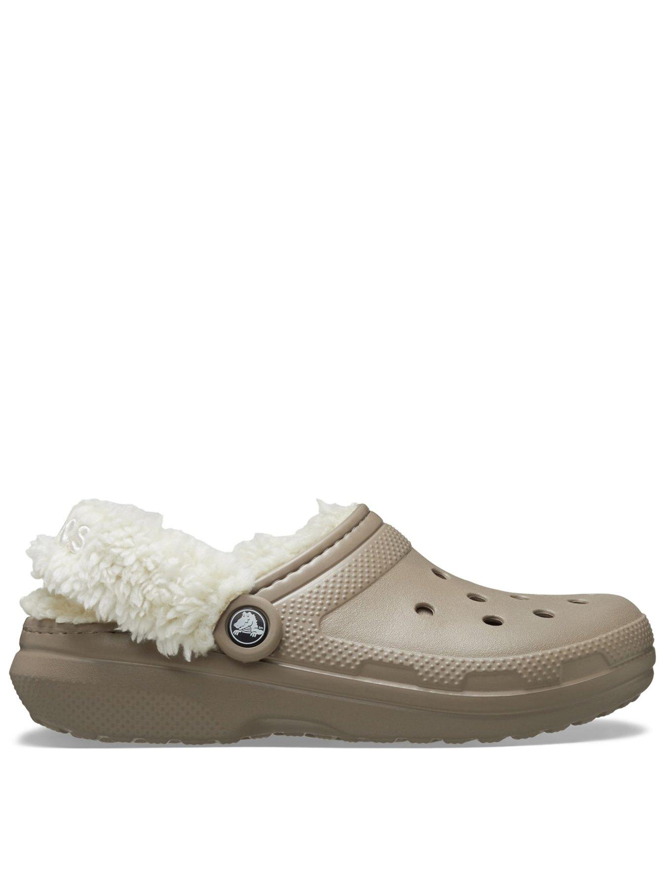 Crocs Classic Fleece Lined Clog Mushroom