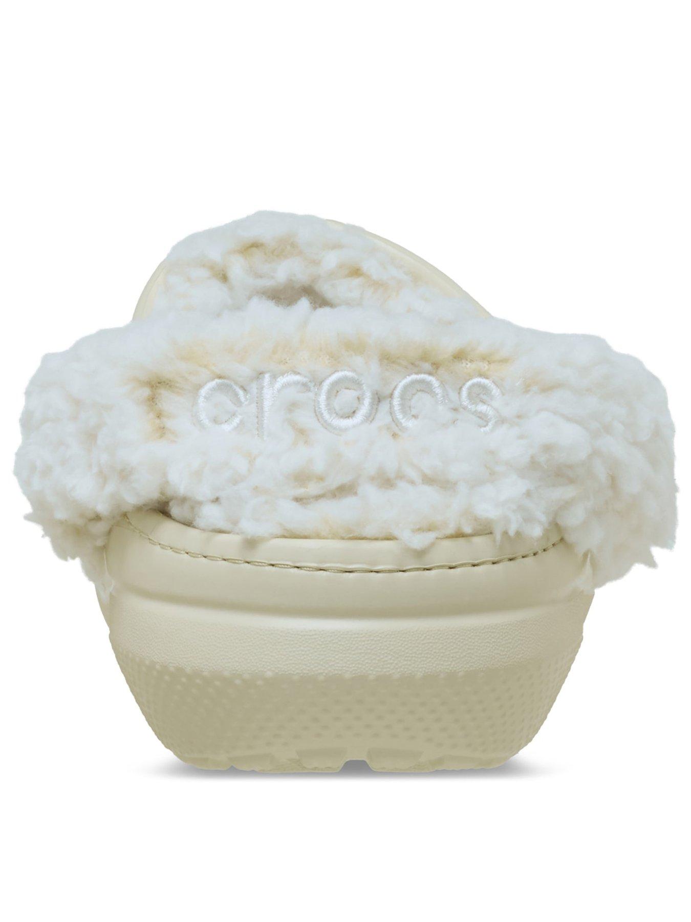Image 3 of 6 of Crocs Classic Fleece Lined Clog Bone