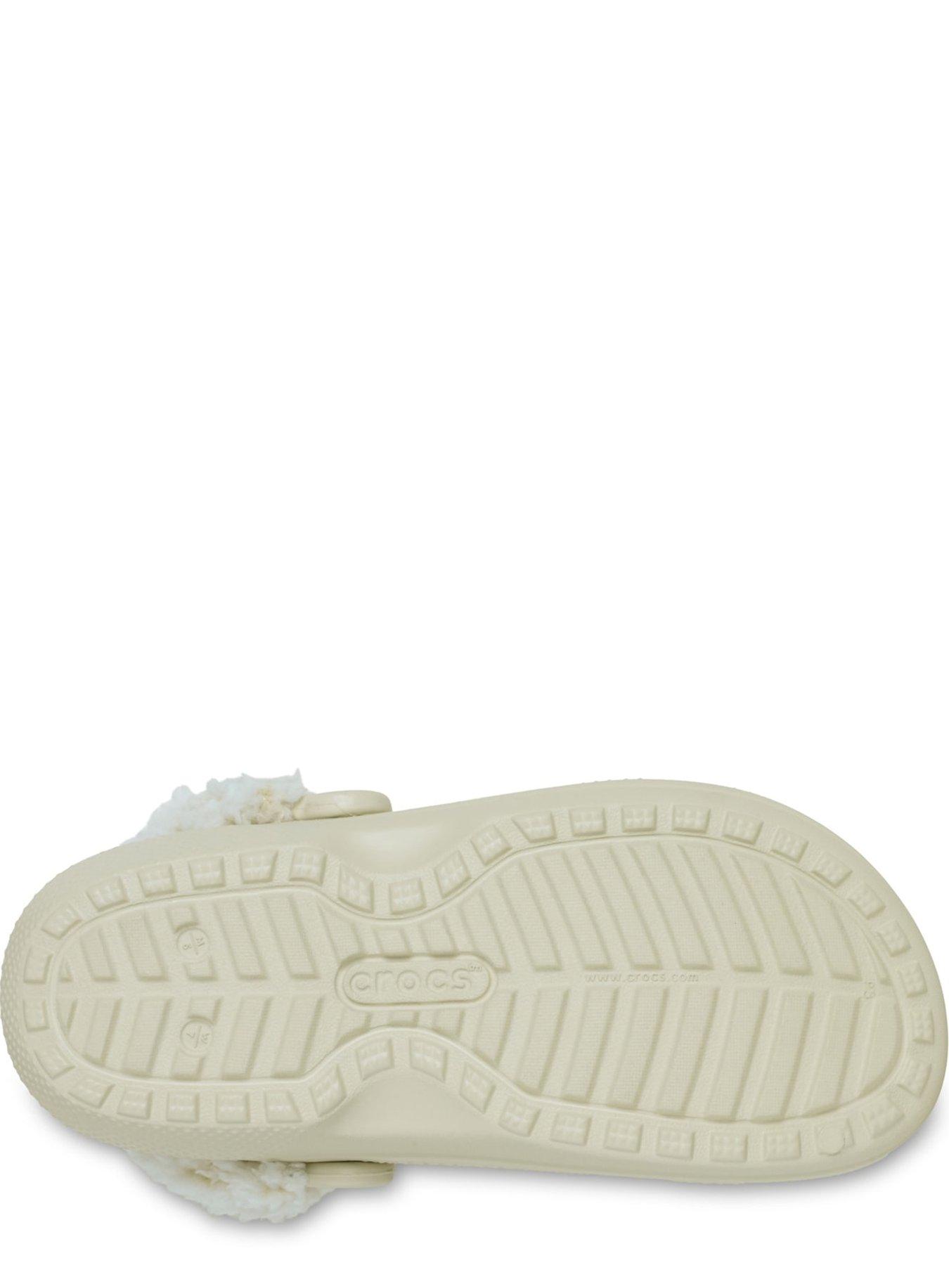 Image 5 of 6 of Crocs Classic Fleece Lined Clog Bone
