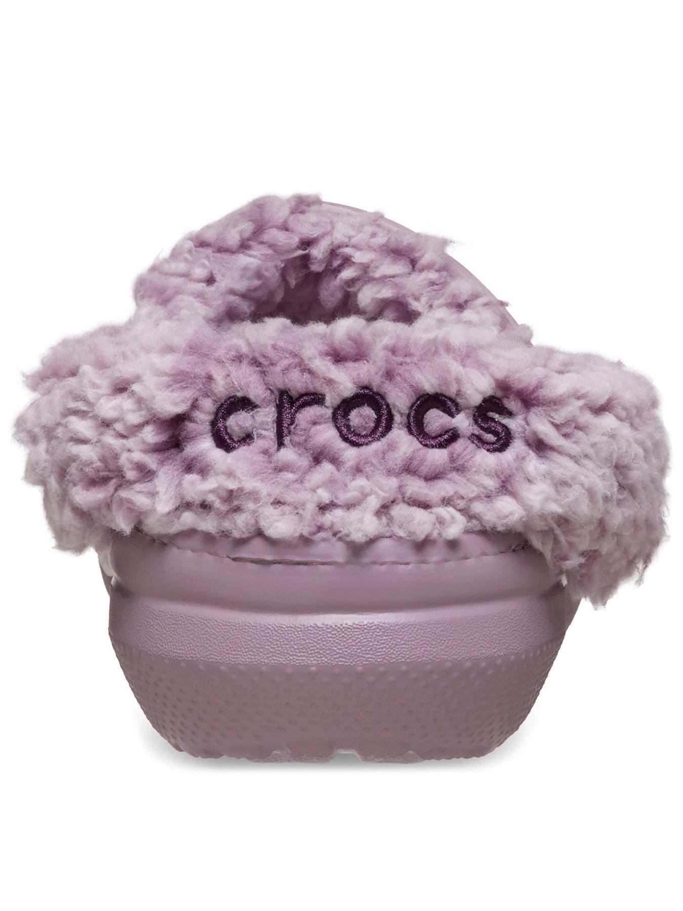 Image 3 of 6 of Crocs Classic Fleece Lined Clog Dustry Lilac