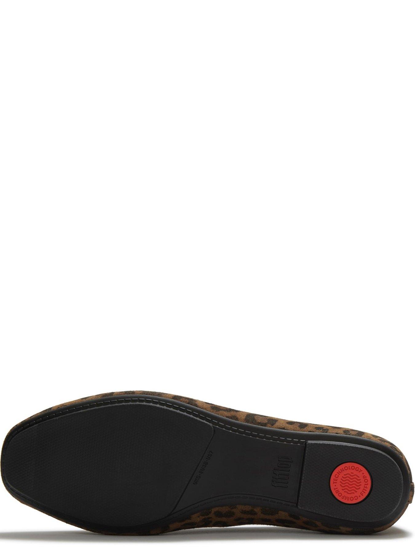 Image 4 of 5 of FitFlop Delicato Ballerina - Tan/black