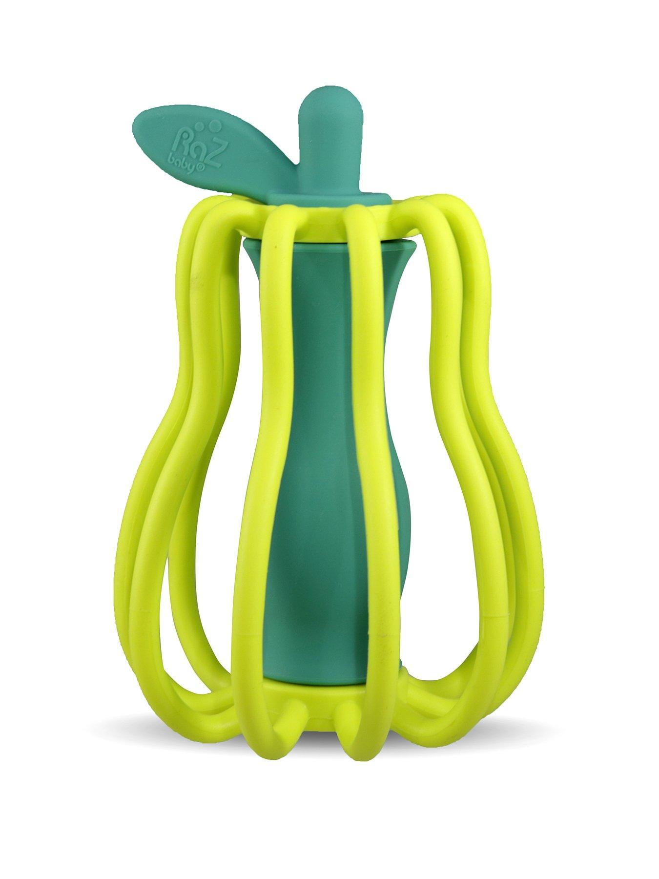 Image 2 of 2 of RazBaby Pear Silicone Teether &amp; Rattle&nbsp;