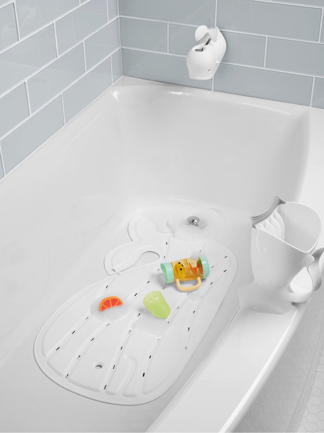 Image 1 of 4 of Skip Hop Moby Bath Mat- White , Baby & Toddler Essential
