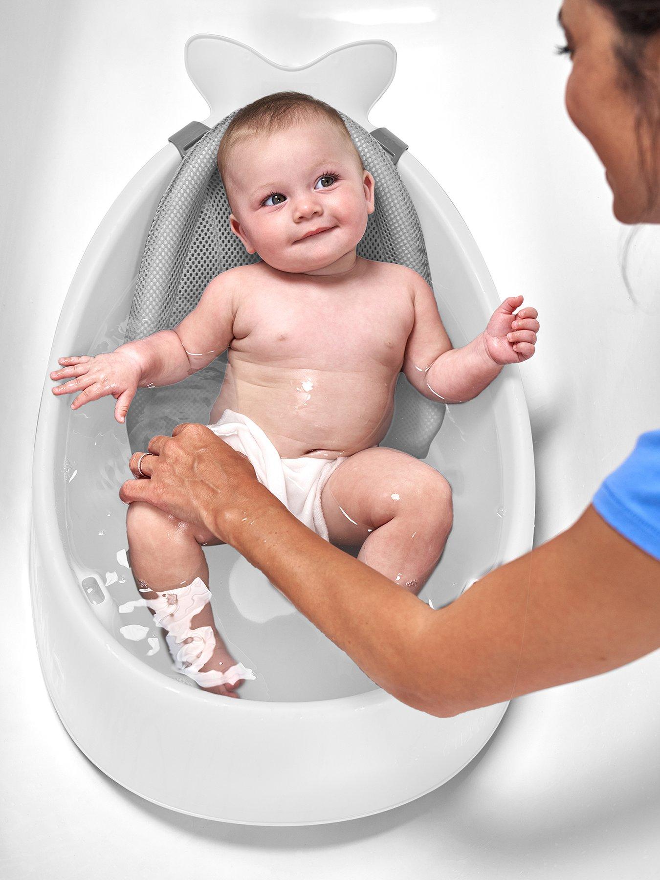 Skip Hop Skip Hop Moby Smart Sling 3-Stage Tub- White , Baby & Toddler Essential
