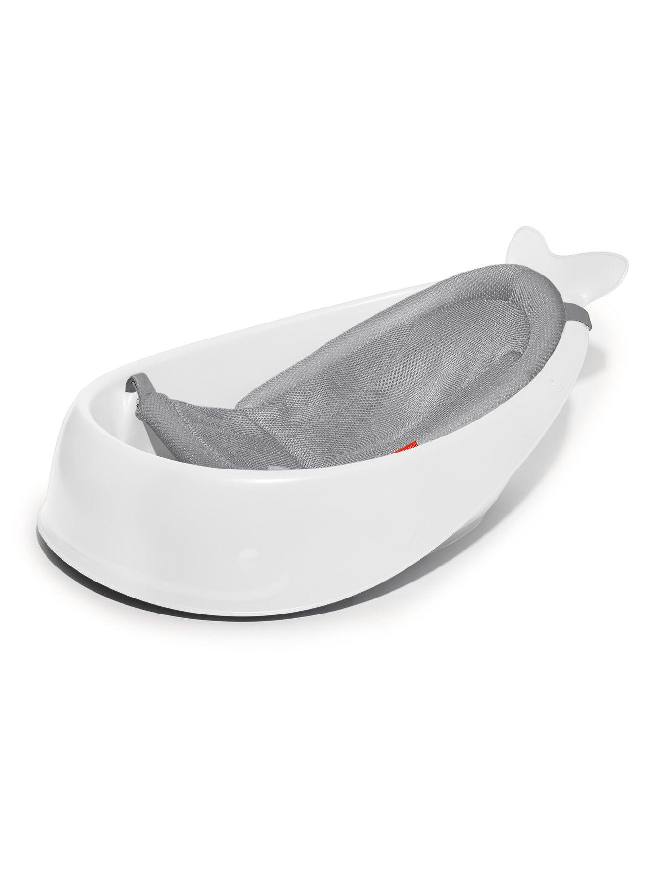 Image 2 of 6 of Skip Hop Skip Hop Moby Smart Sling 3-Stage Tub- White , Baby &amp; Toddler Essential