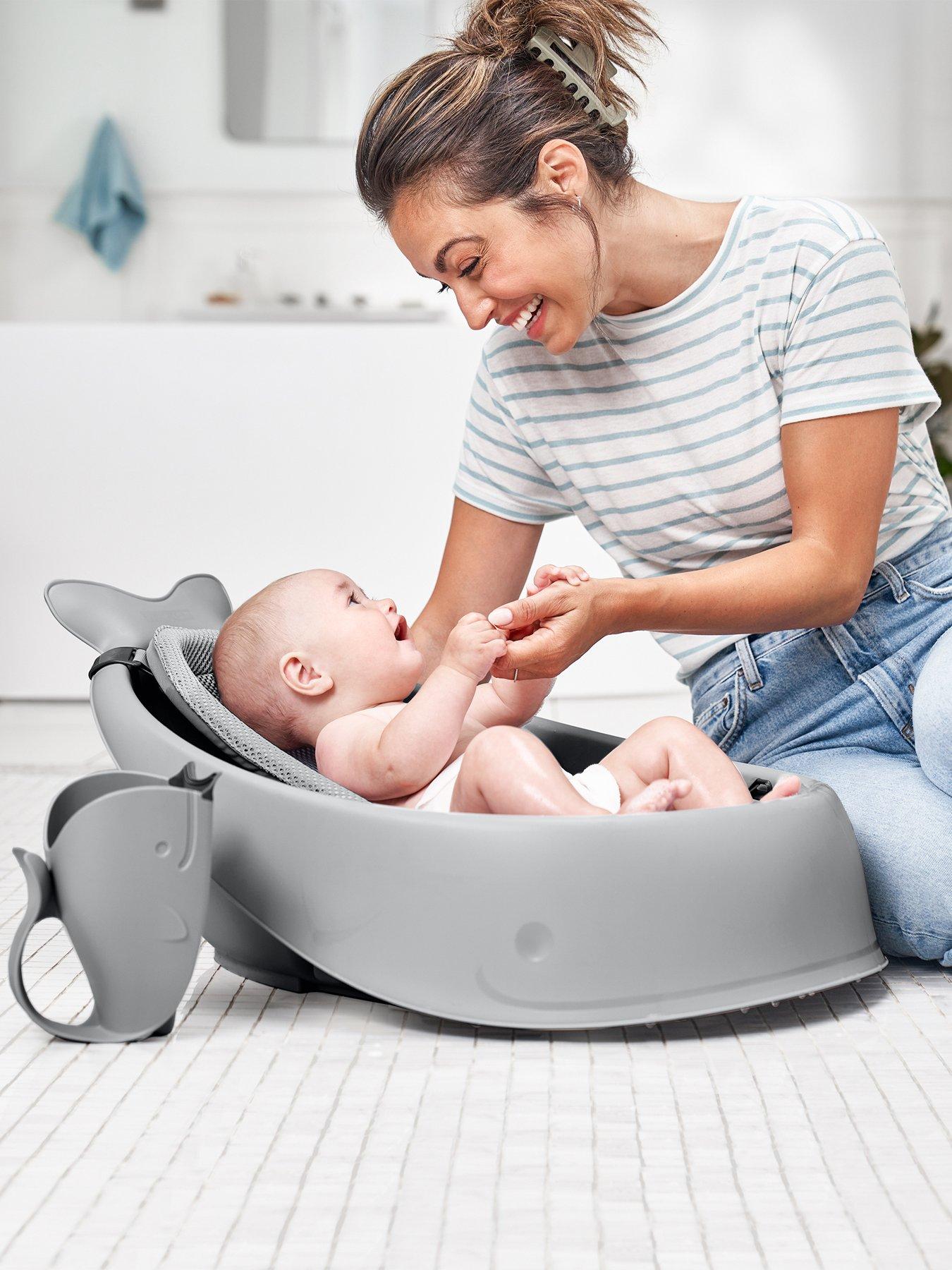 Image 1 of 7 of Skip Hop Skip Hop Moby Smart Sling 3-Stage Tub- Grey , Baby &amp; Toddler Essential
