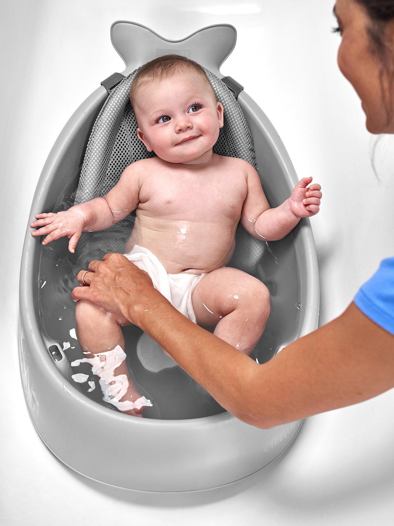 Image 2 of 7 of Skip Hop Skip Hop Moby Smart Sling 3-Stage Tub- Grey , Baby &amp; Toddler Essential