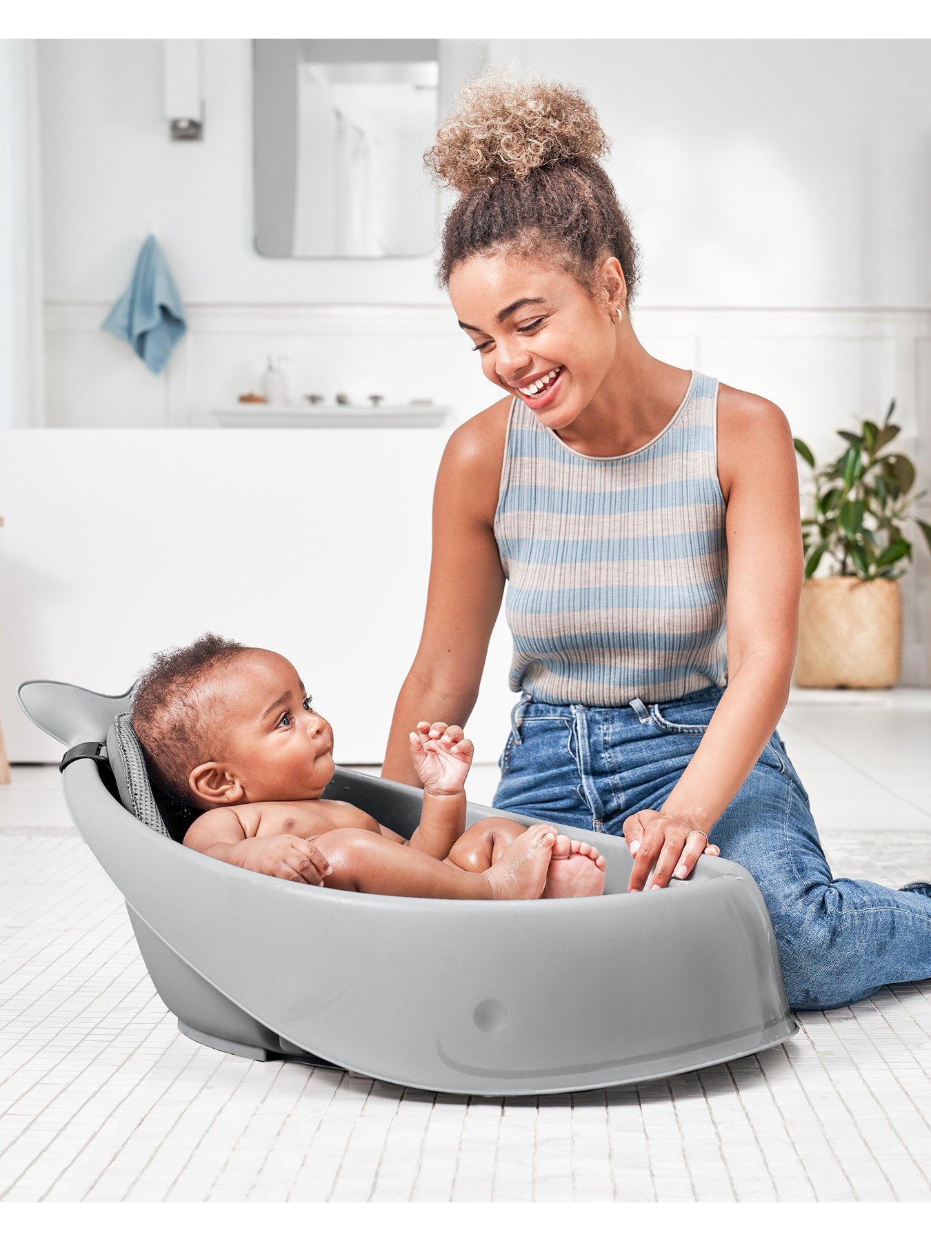 Image 3 of 7 of Skip Hop Skip Hop Moby Smart Sling 3-Stage Tub- Grey , Baby &amp; Toddler Essential