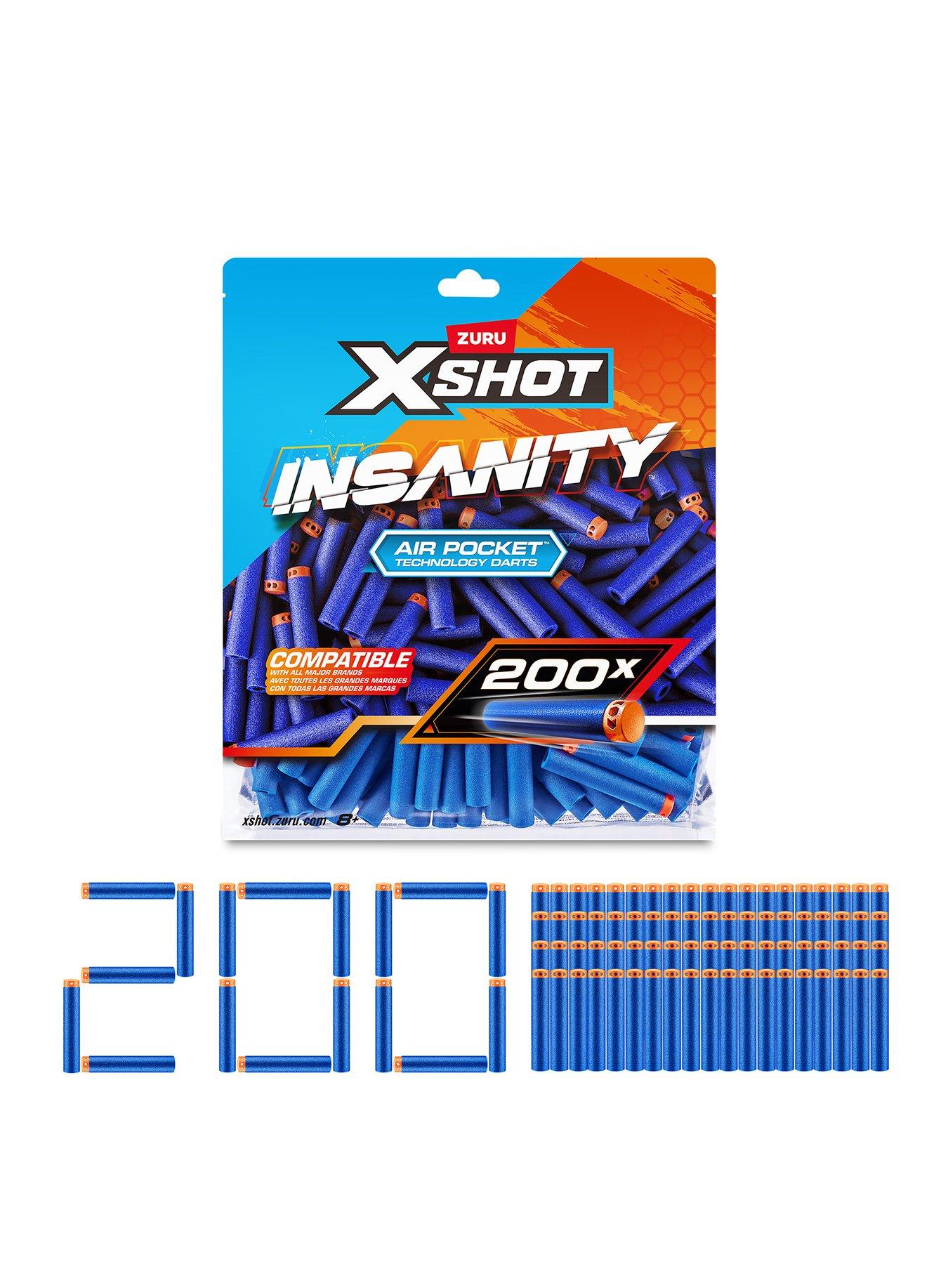 X Shot XSHOT INSANITY 200PK REFILL DARTS FOILBAG