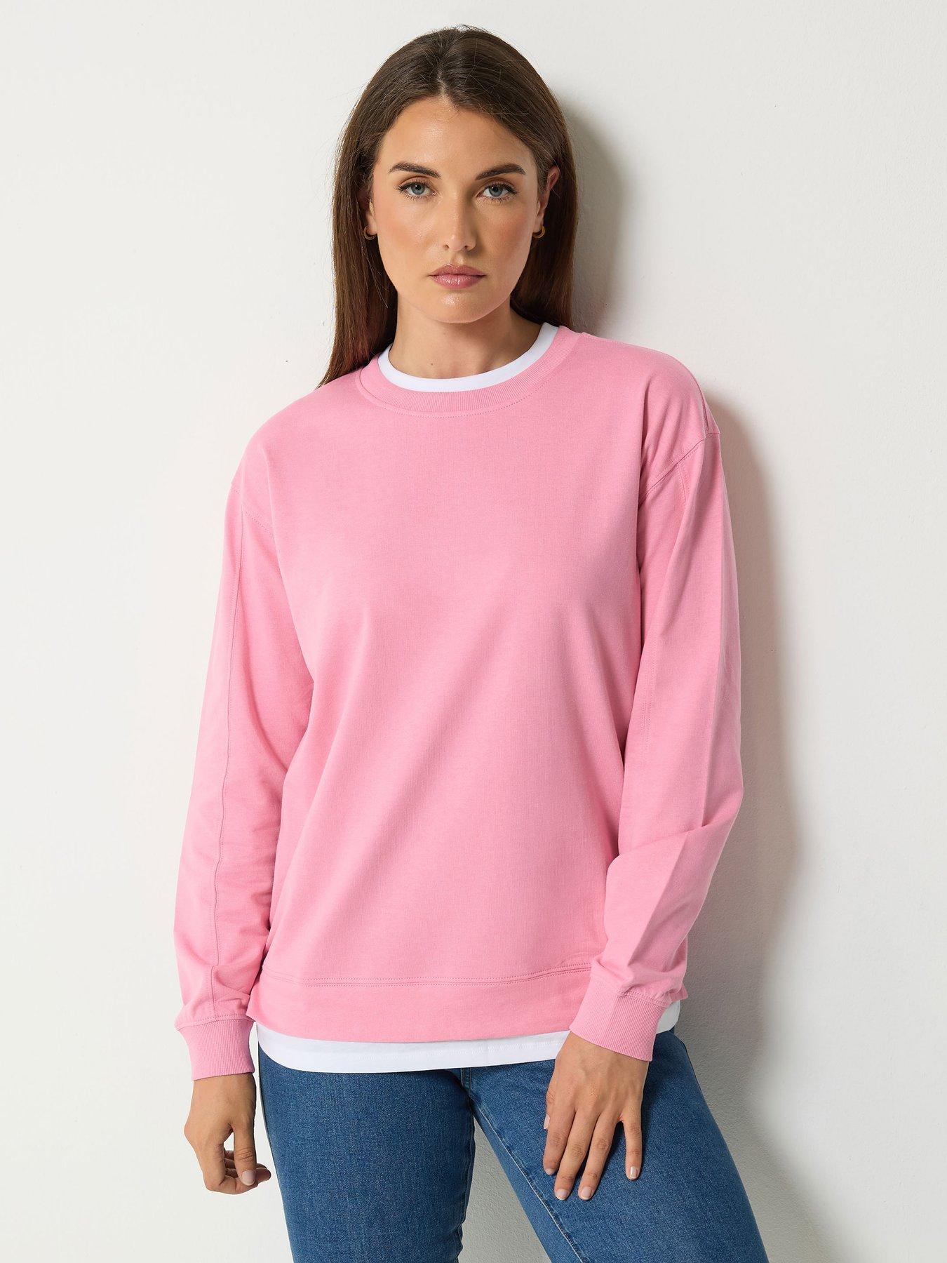 Long Tall Sally Tall Layered Loopback T-shirt