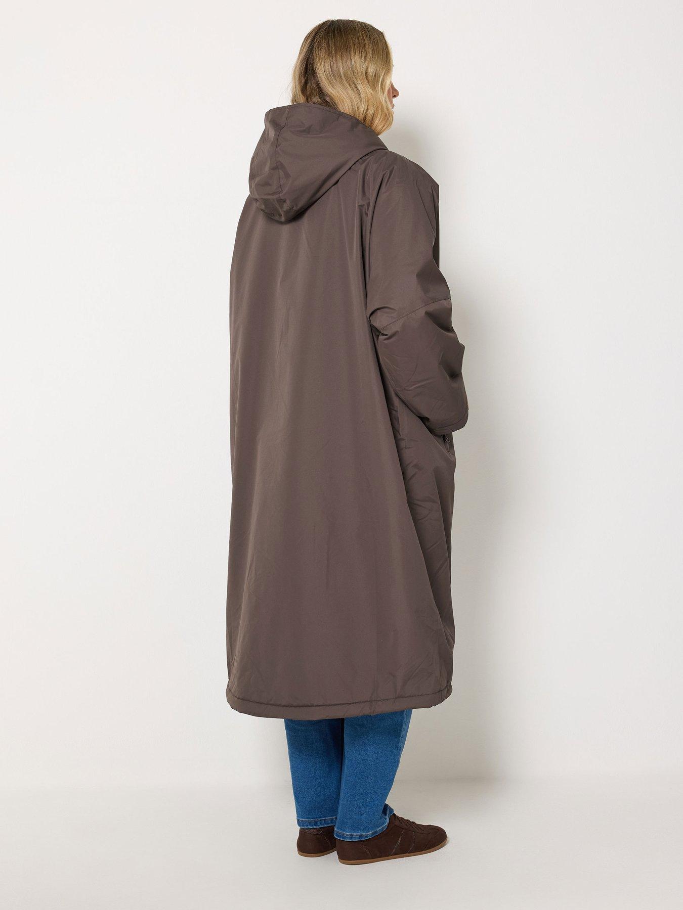 Image 2 of 4 of Long Tall Sally LTS Tall Borg Lined Robe - Brown