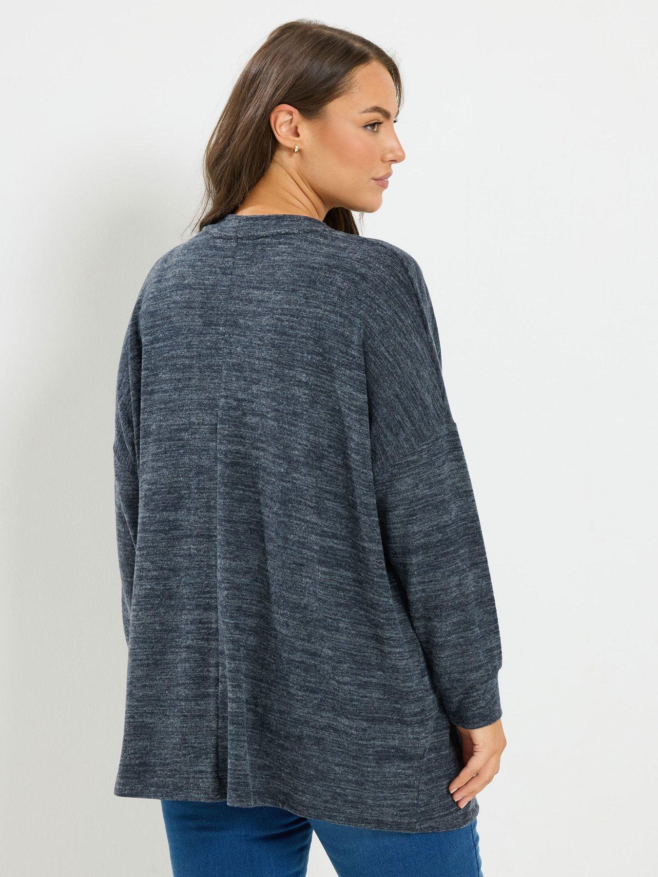 Image 2 of 4 of Yours Curve Soft Touch Jumper - Blue