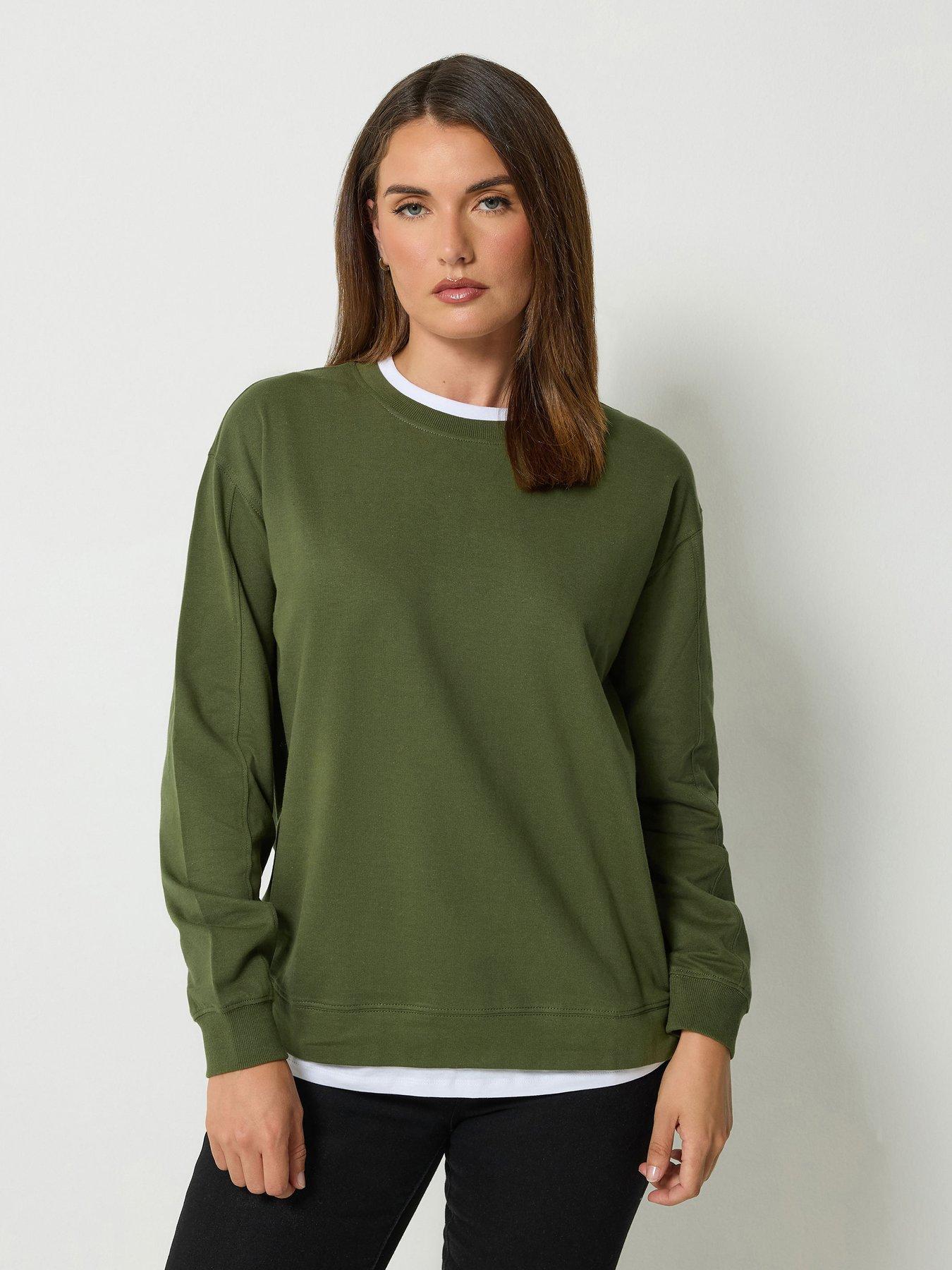 Long Tall Sally Tall Layered Loopback T-shirt
