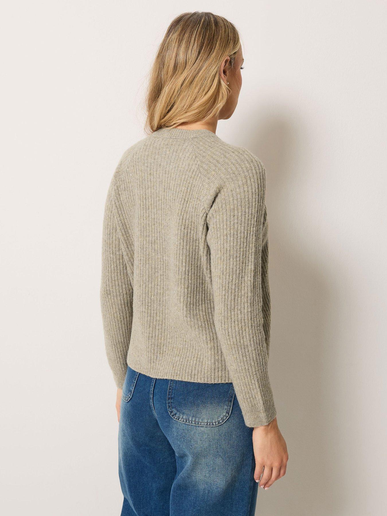 Image 2 of 4 of Long Tall Sally Button Through&nbsp;Cardigan - Cream