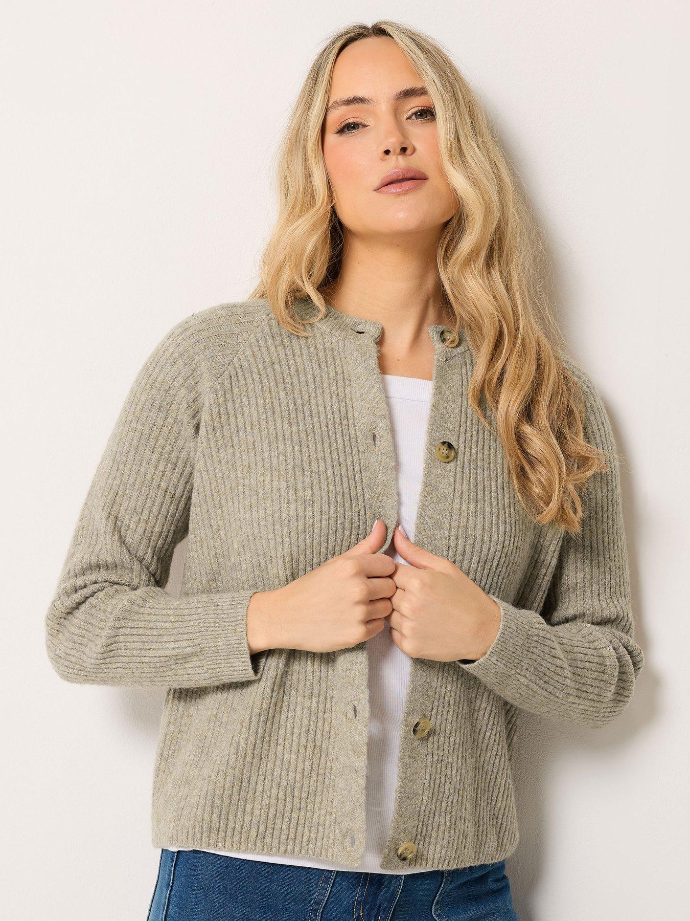 Image 4 of 4 of Long Tall Sally Button Through&nbsp;Cardigan - Cream