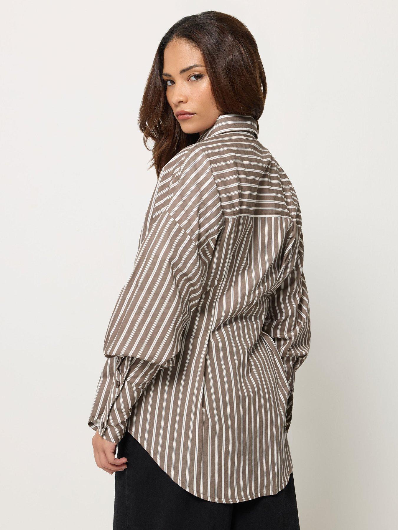 Image 2 of 4 of PixieGirl Petite Stripe Long Sleeve Shirt
