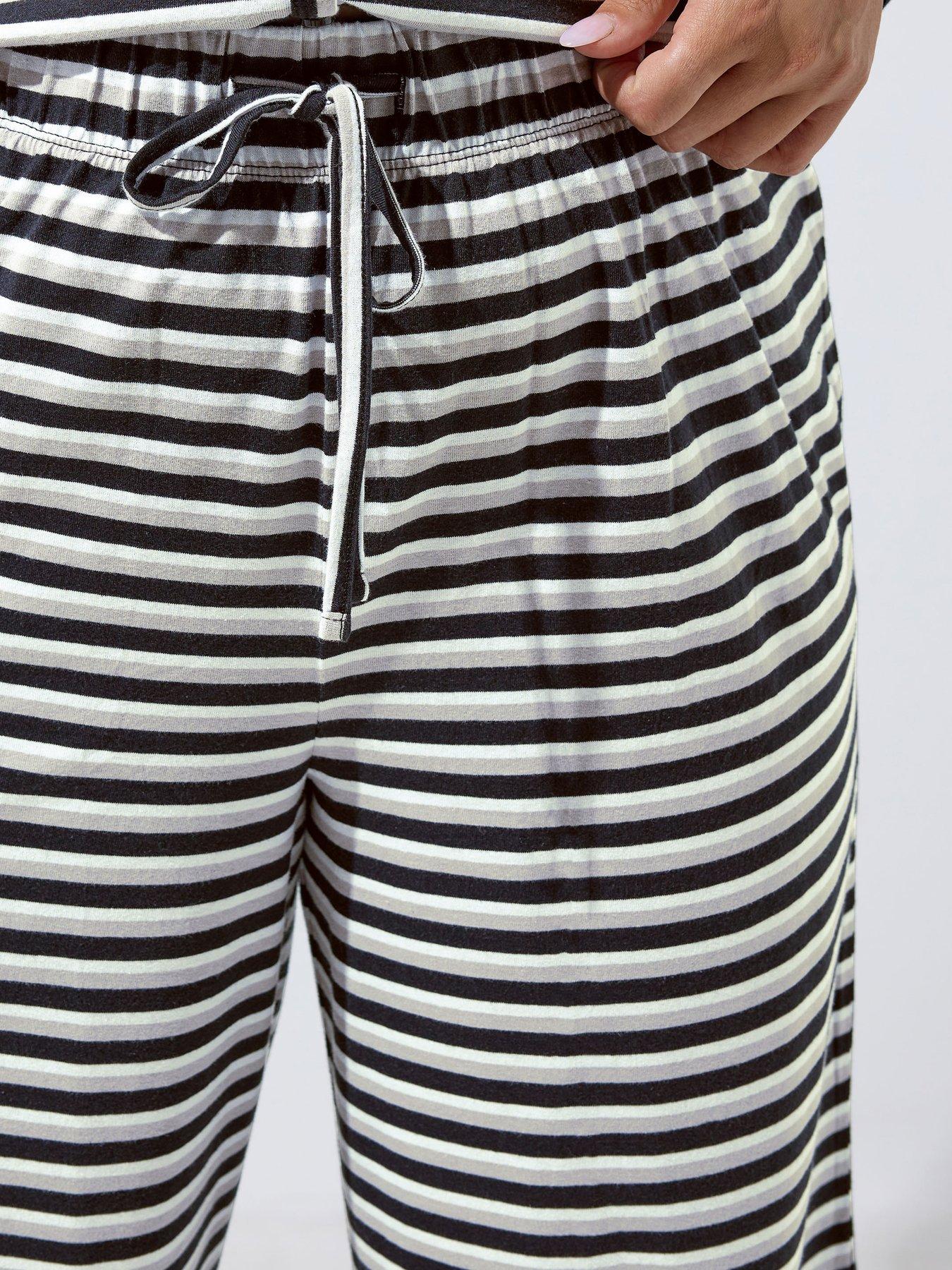 Image 4 of 4 of Yours Curve Stripe Trouser