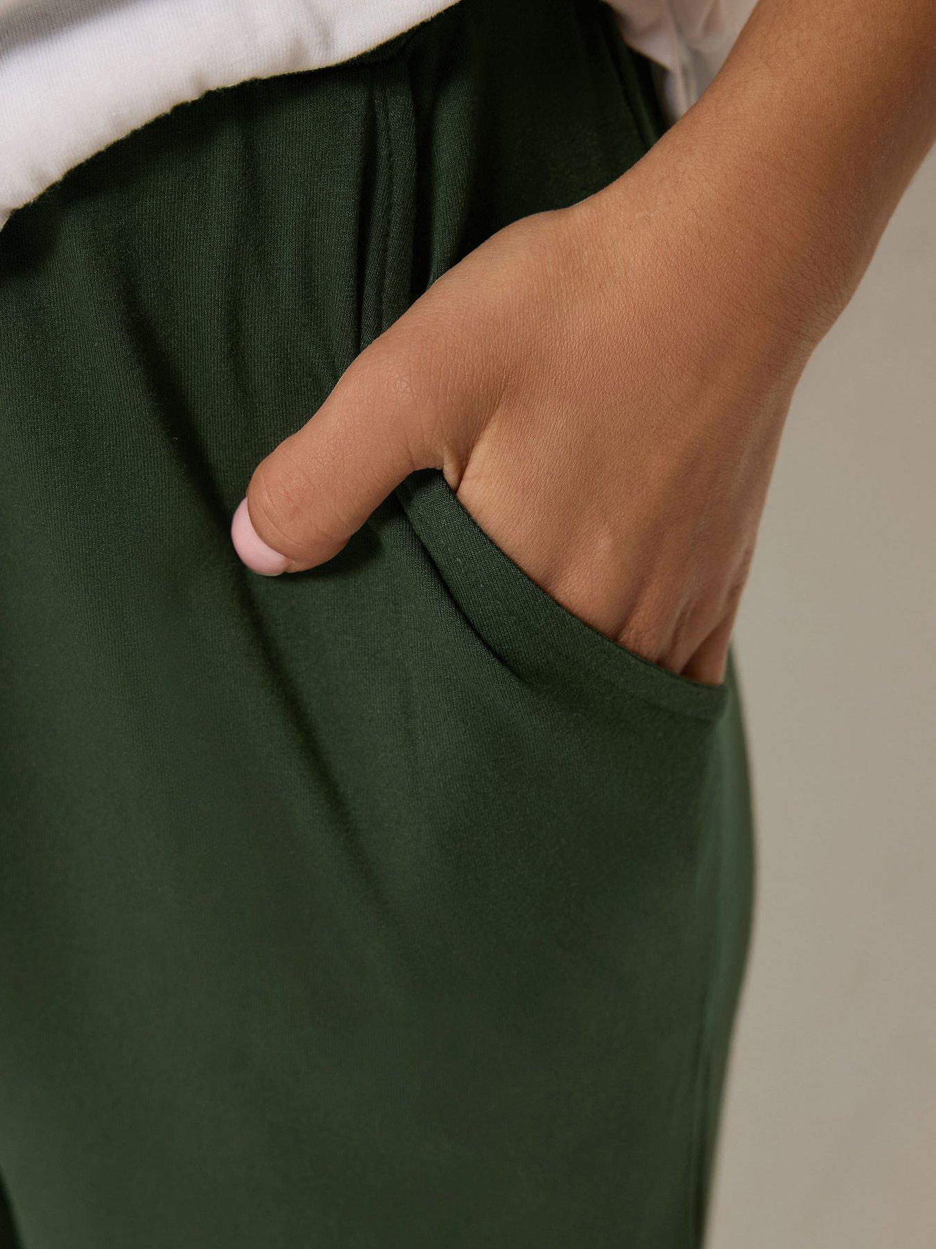 Image 4 of 4 of PixieGirl Petite Harem Trouser - Forest Green