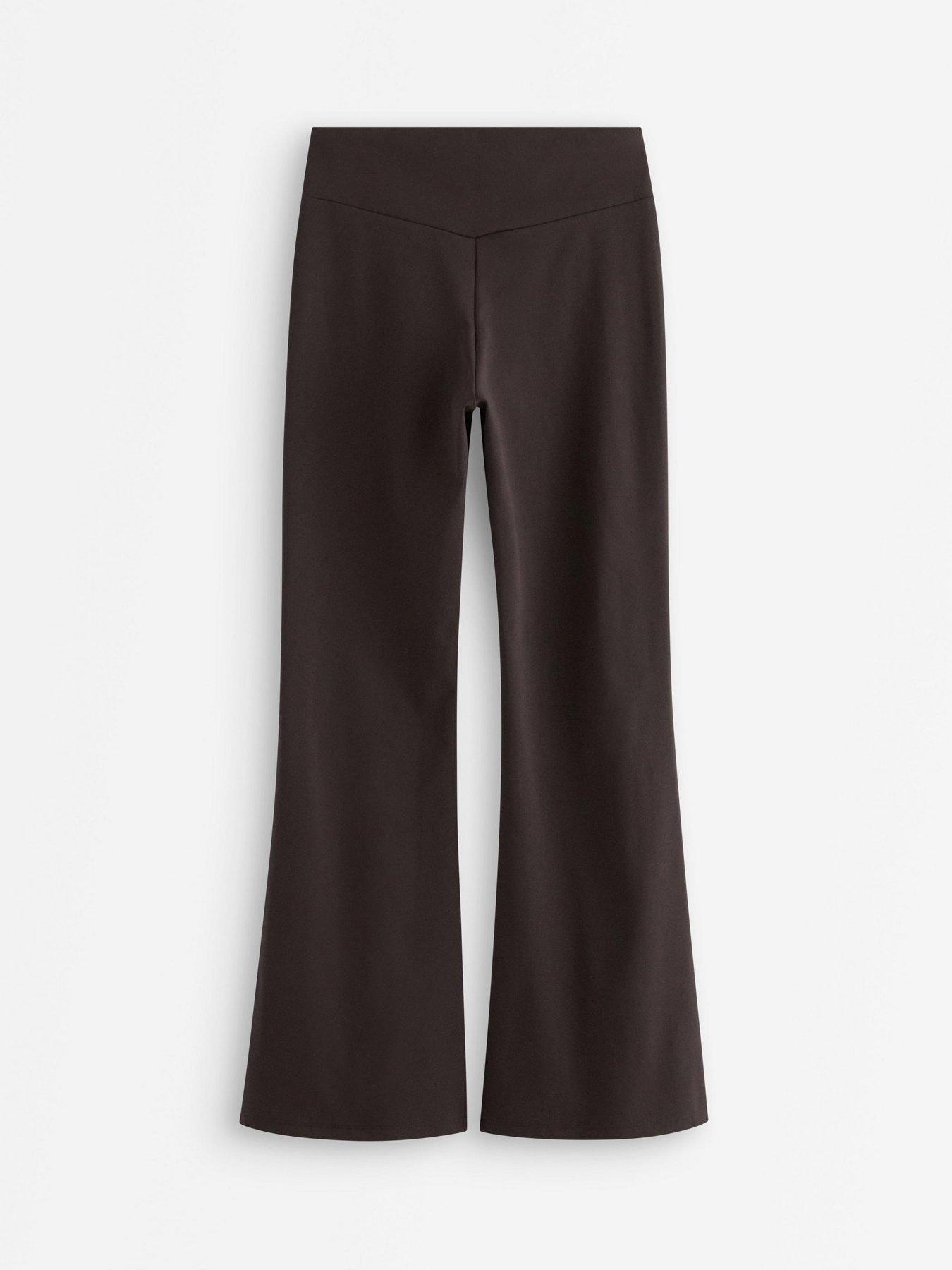 Image 3 of 4 of Lindex Women's Moah Flare Leggings - Brown