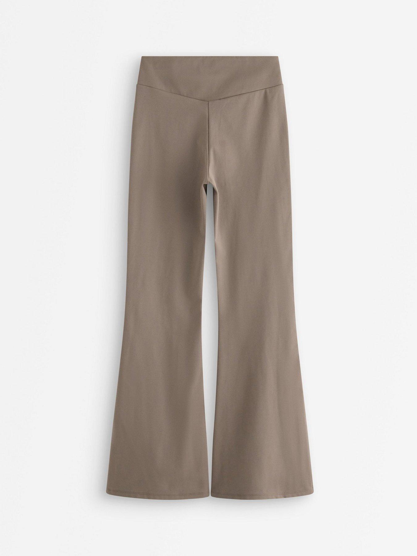 Image 3 of 4 of Lindex Women's Moah Flare Leggings - Brown