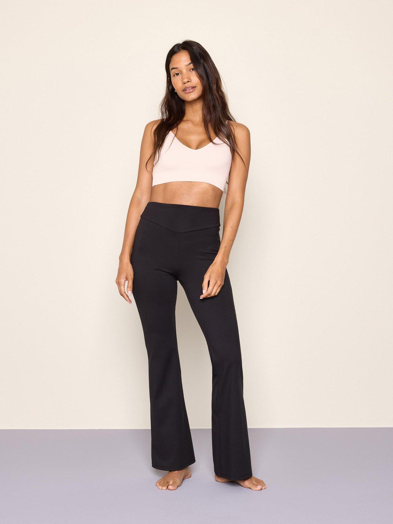 Image 1 of 4 of Lindex Women's Moah Flare Leggings - Black
