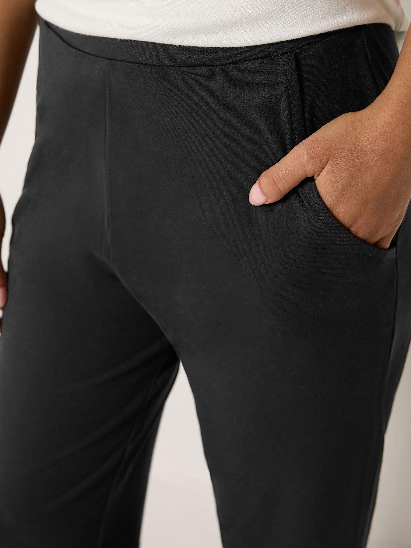 Image 4 of 4 of PixieGirl Petite Harem Trouser - Black