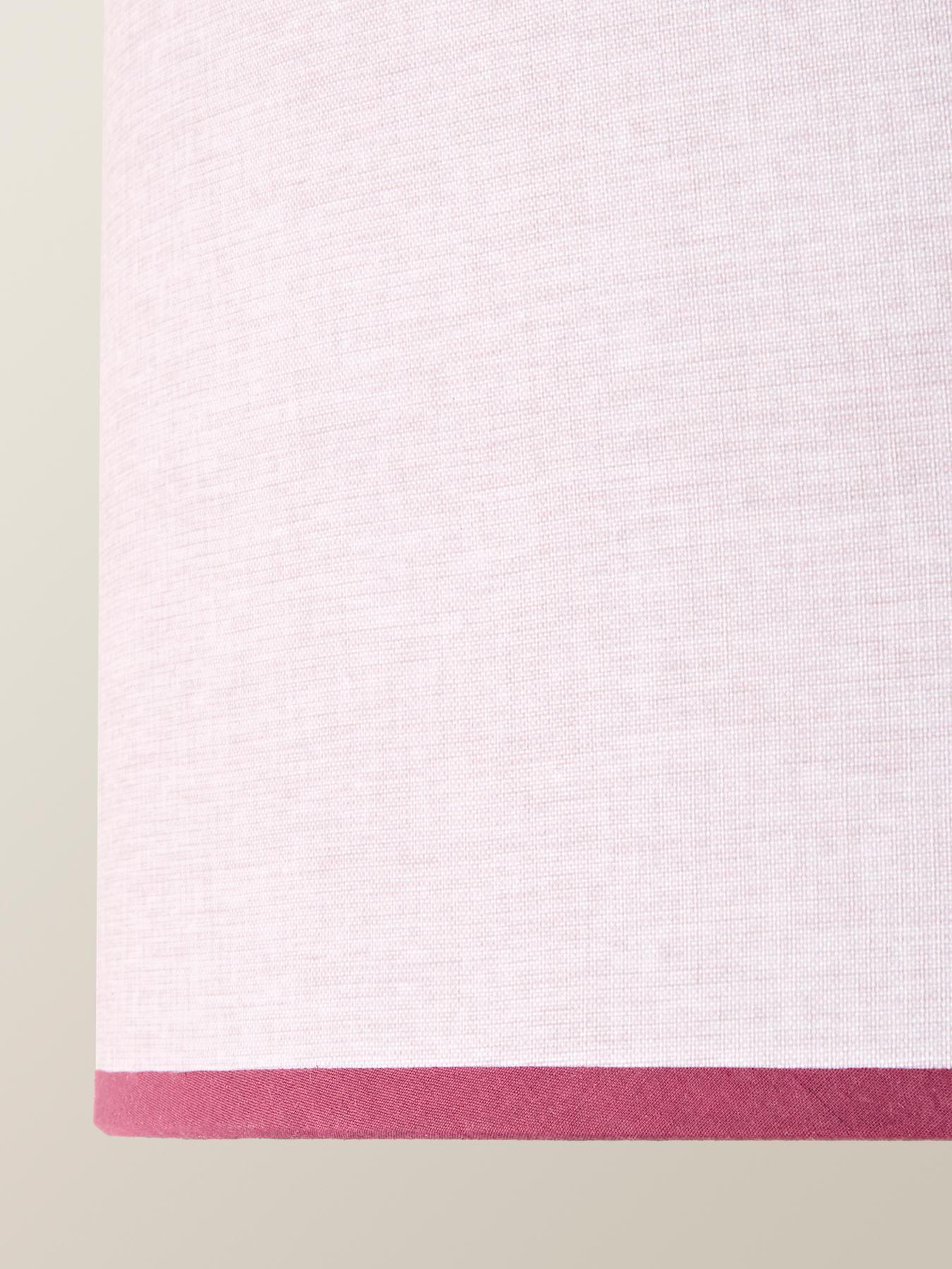 Image 4 of 6 of ValueLights Kiara Pink Woven Shade With Colour Match Inner Large