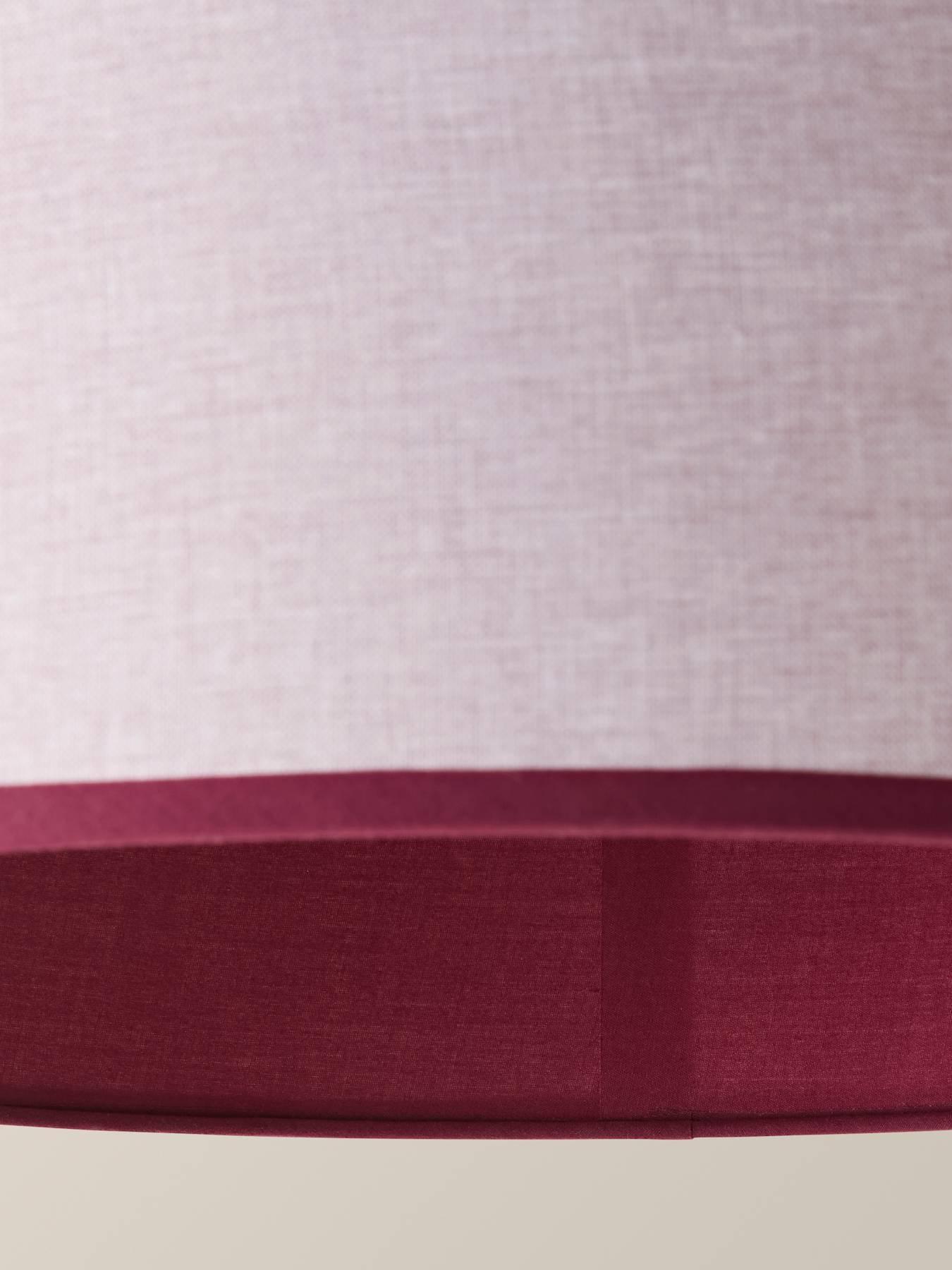 Image 5 of 6 of ValueLights Kiara Pink Woven Shade With Colour Match Inner Large