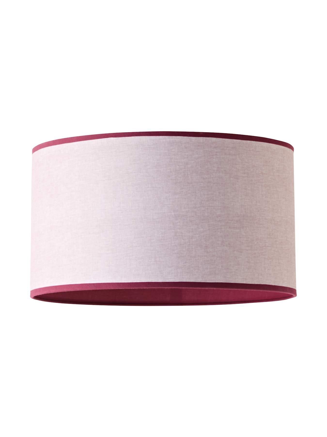 Image 6 of 6 of ValueLights Kiara Pink Woven Shade With Colour Match Inner Large