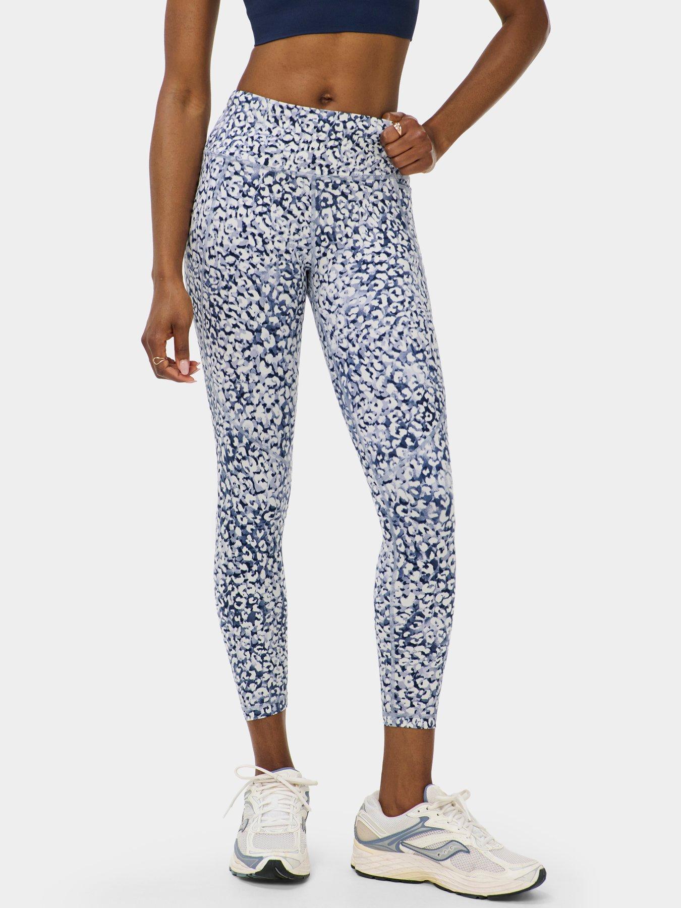 Sweaty Betty Womens Training Power 7/8 Workout Leggings- Blue