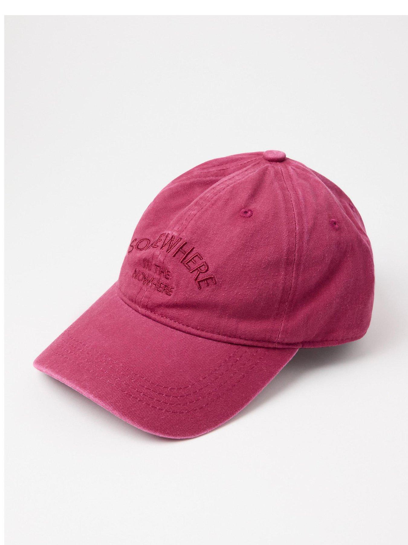 Image 1 of 3 of Lindex Womens Curved Peak Adjustable Strap Cap - Red
