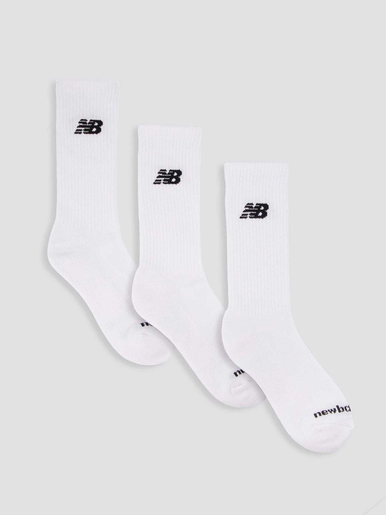 Image 1 of 3 of New Balance Everyday Crew 3 Pack - White