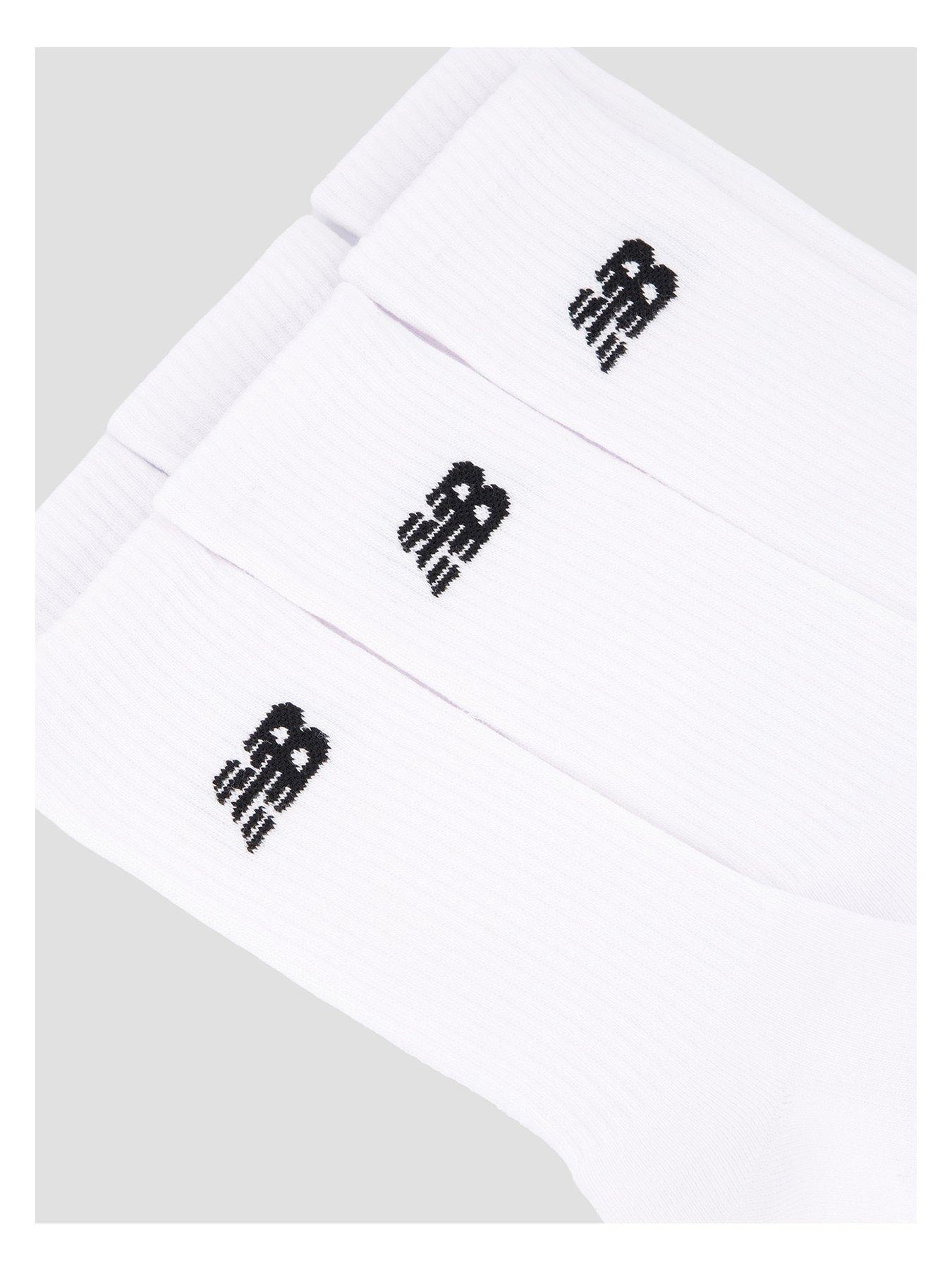Image 3 of 3 of New Balance Everyday Crew 3 Pack - White